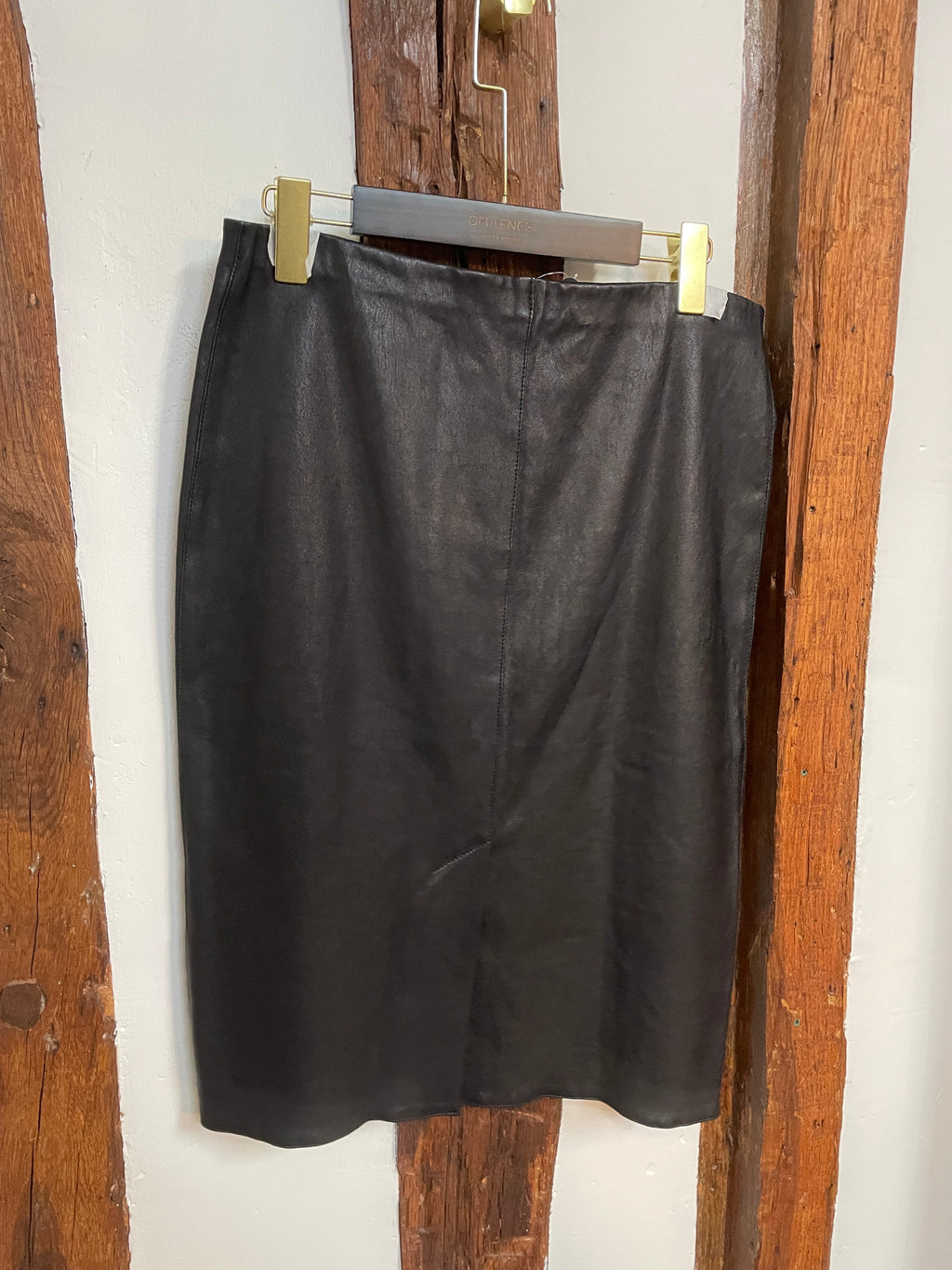 Parosh Leather Jupe