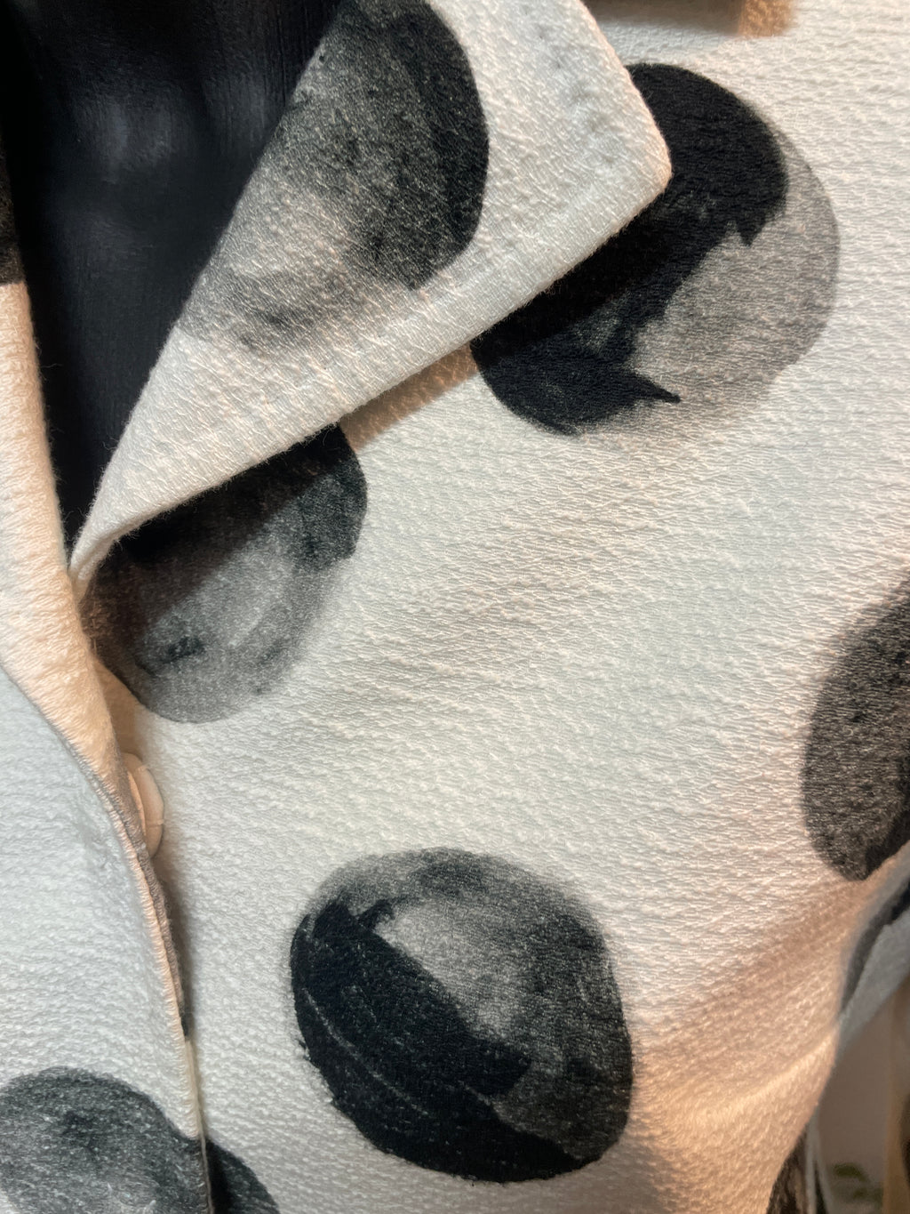 Dolce & Gabbana Polka Dot Cotton Jacket – White & Black