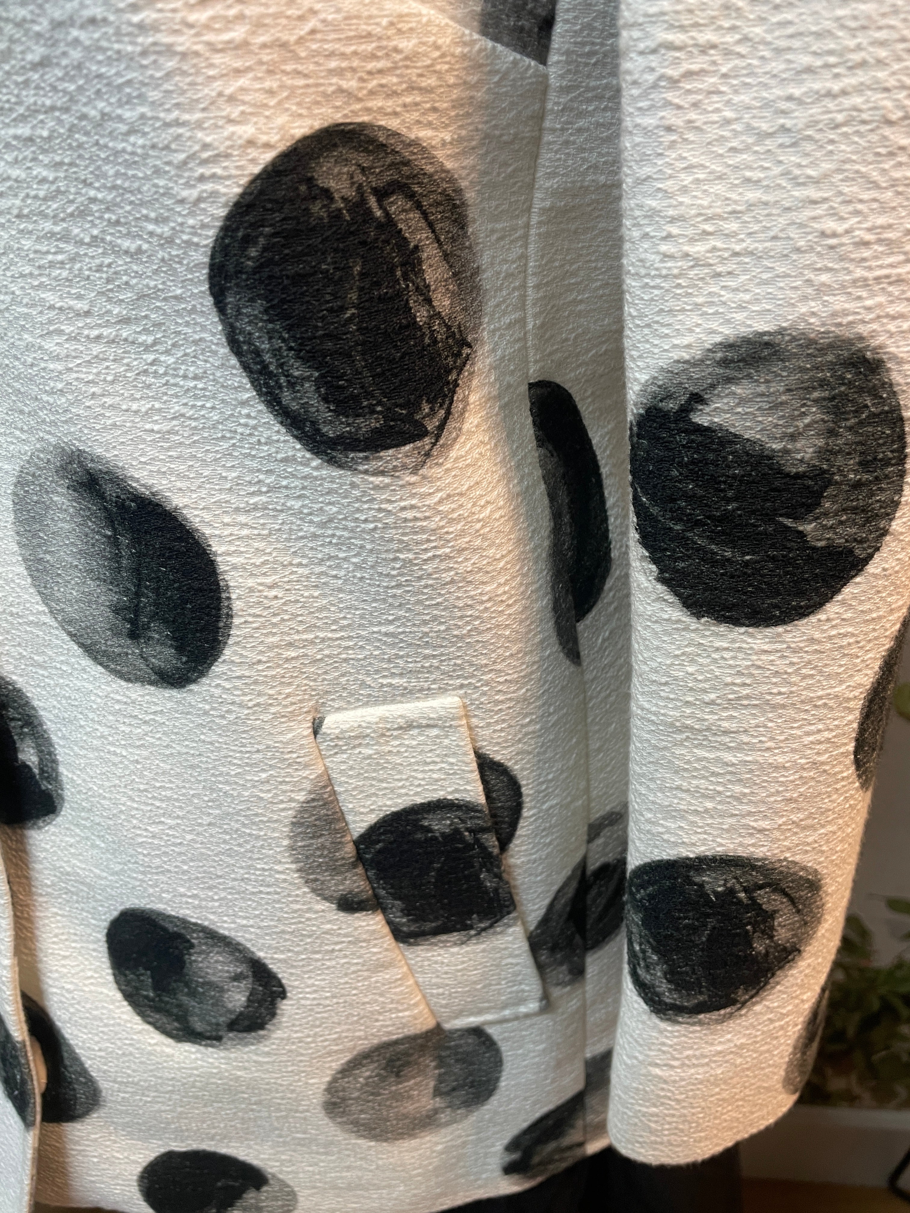 Dolce & Gabbana Polka Dot Cotton Jacket – White & Black