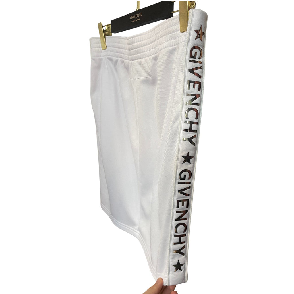 Givenchy Logo Stripe Skirt – White, Paris