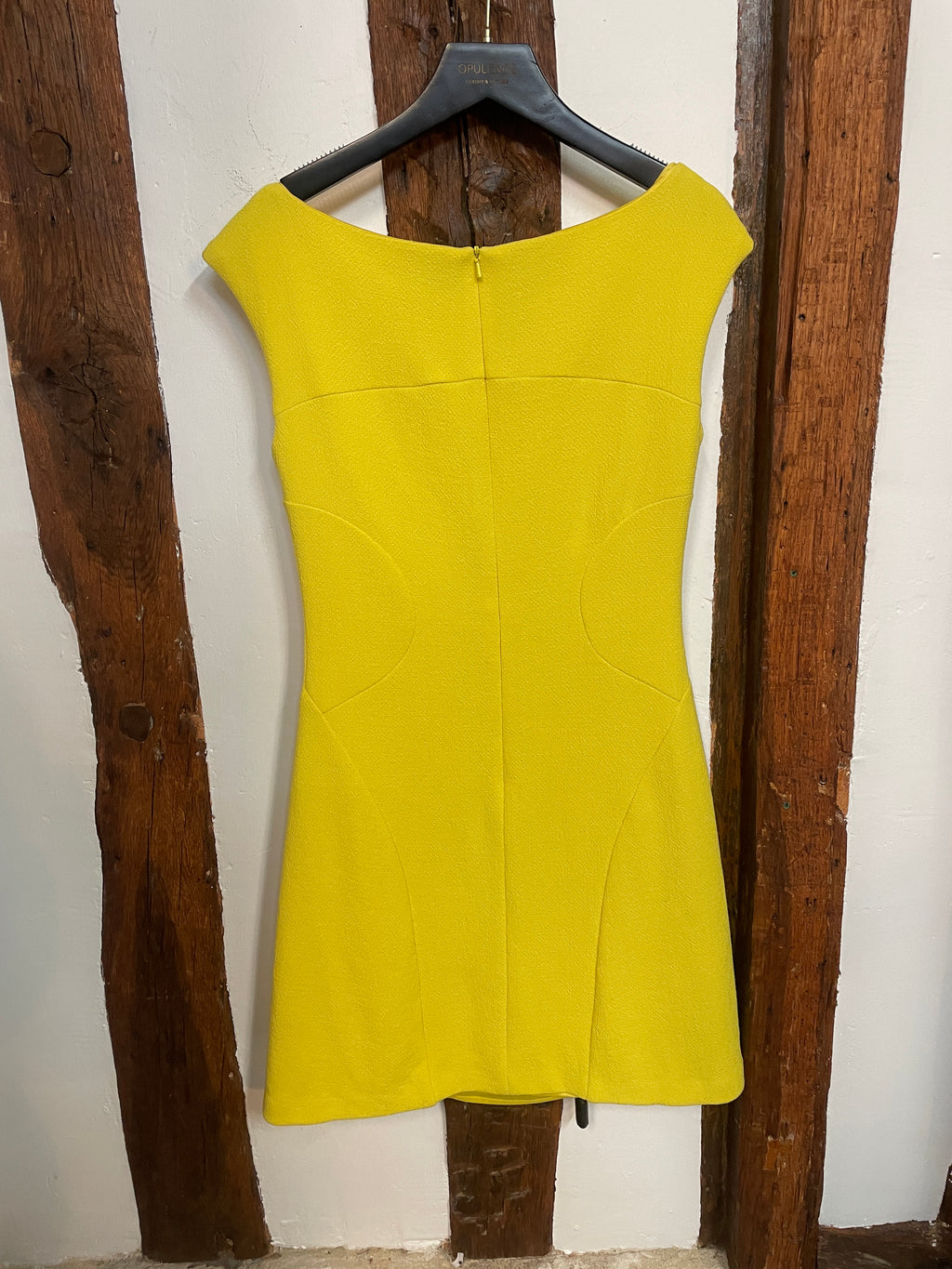 Moschino Cheap and Chic Yellow Structured Dress – Size IT 40
