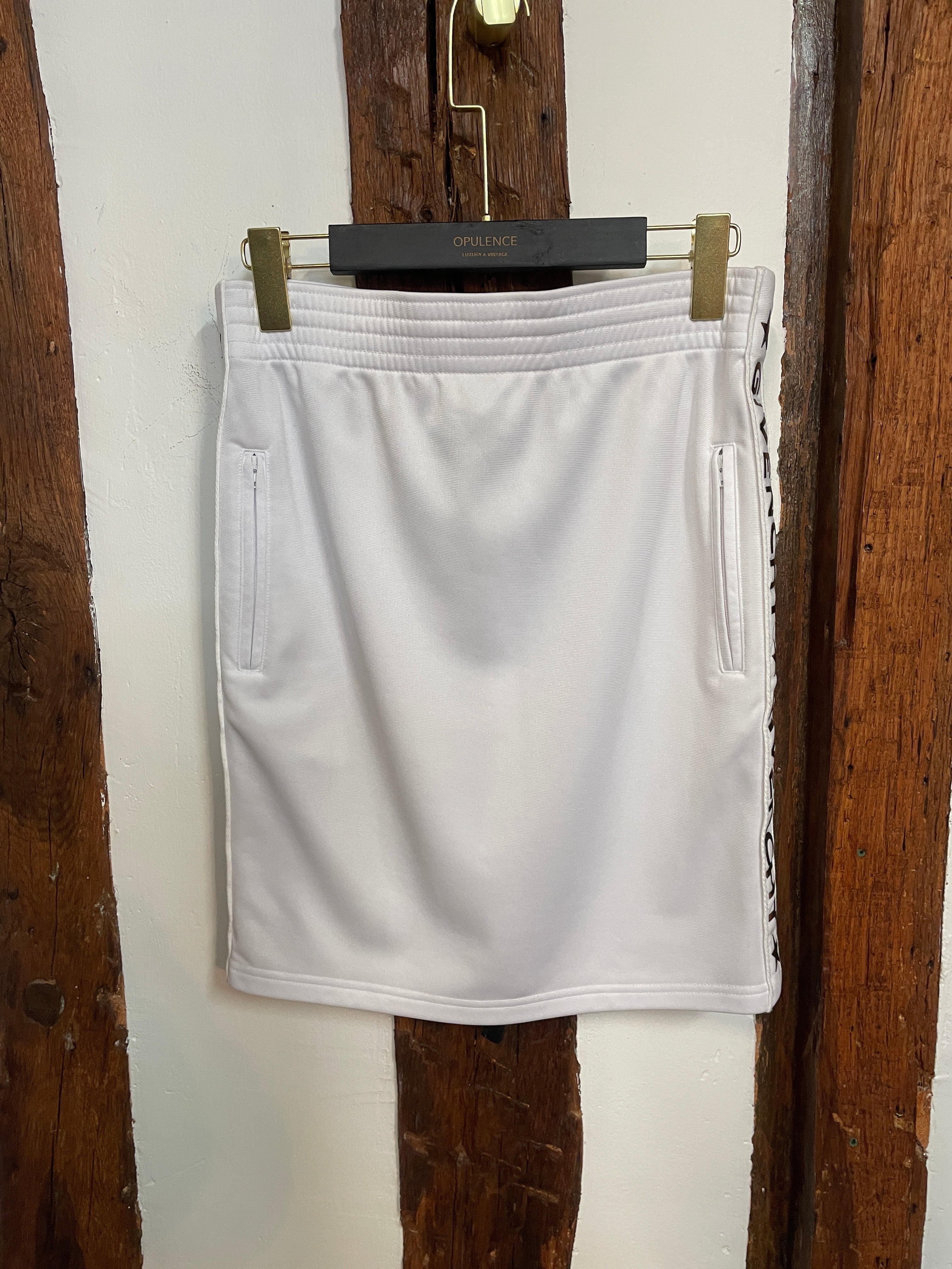 Givenchy Logo Stripe Skirt – White, Paris