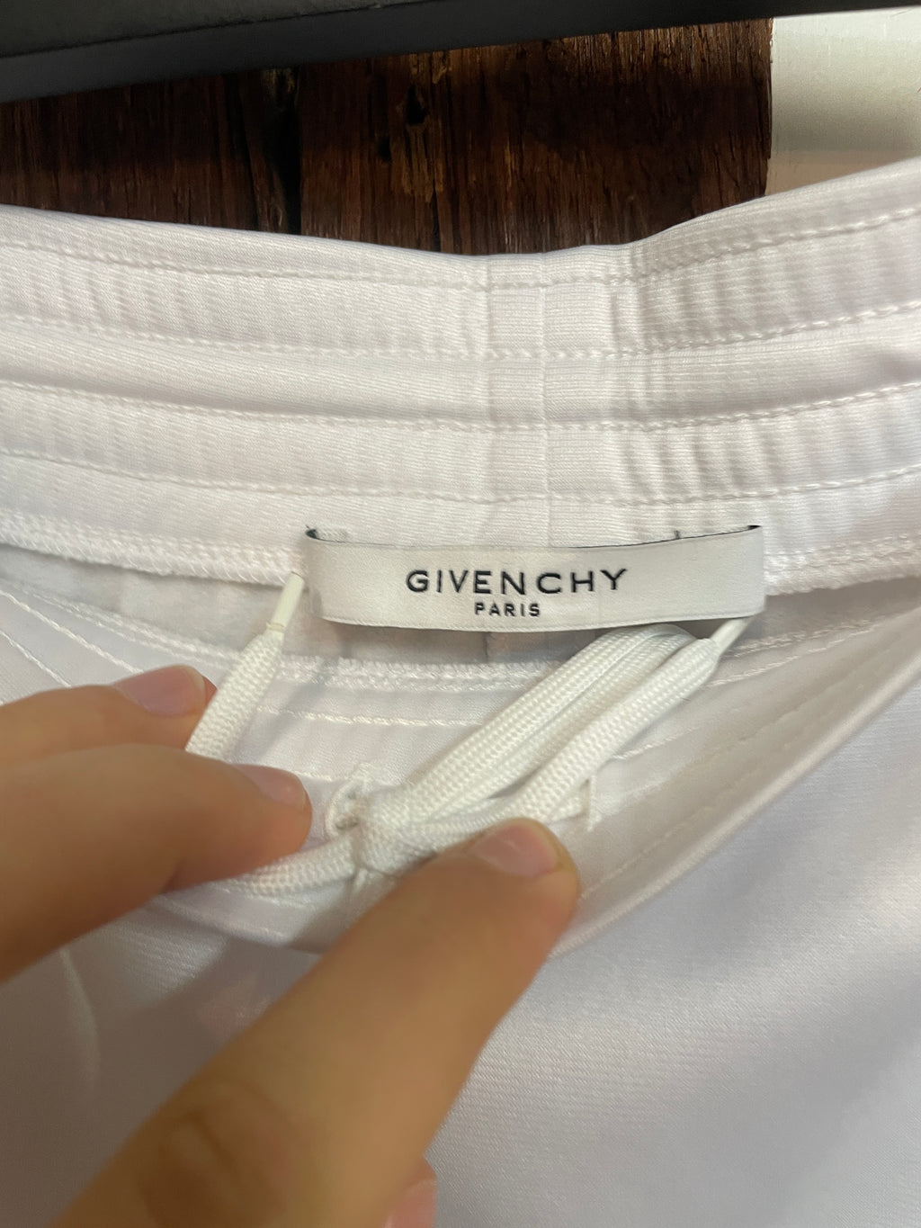 Givenchy Logo Stripe Skirt – White, Paris