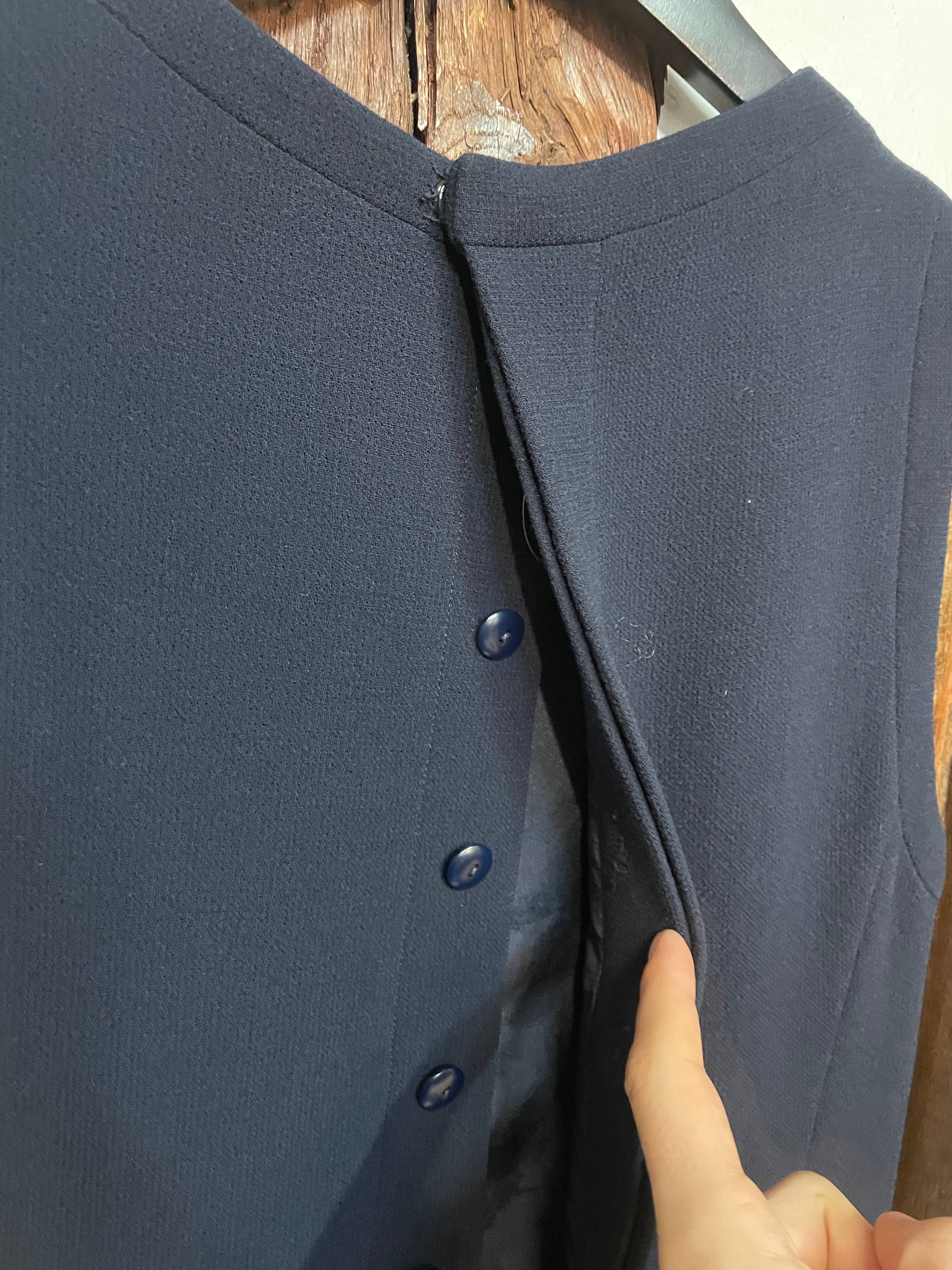 Chanel Boutique Sleeveless Navy Dress – Paris, Vintage