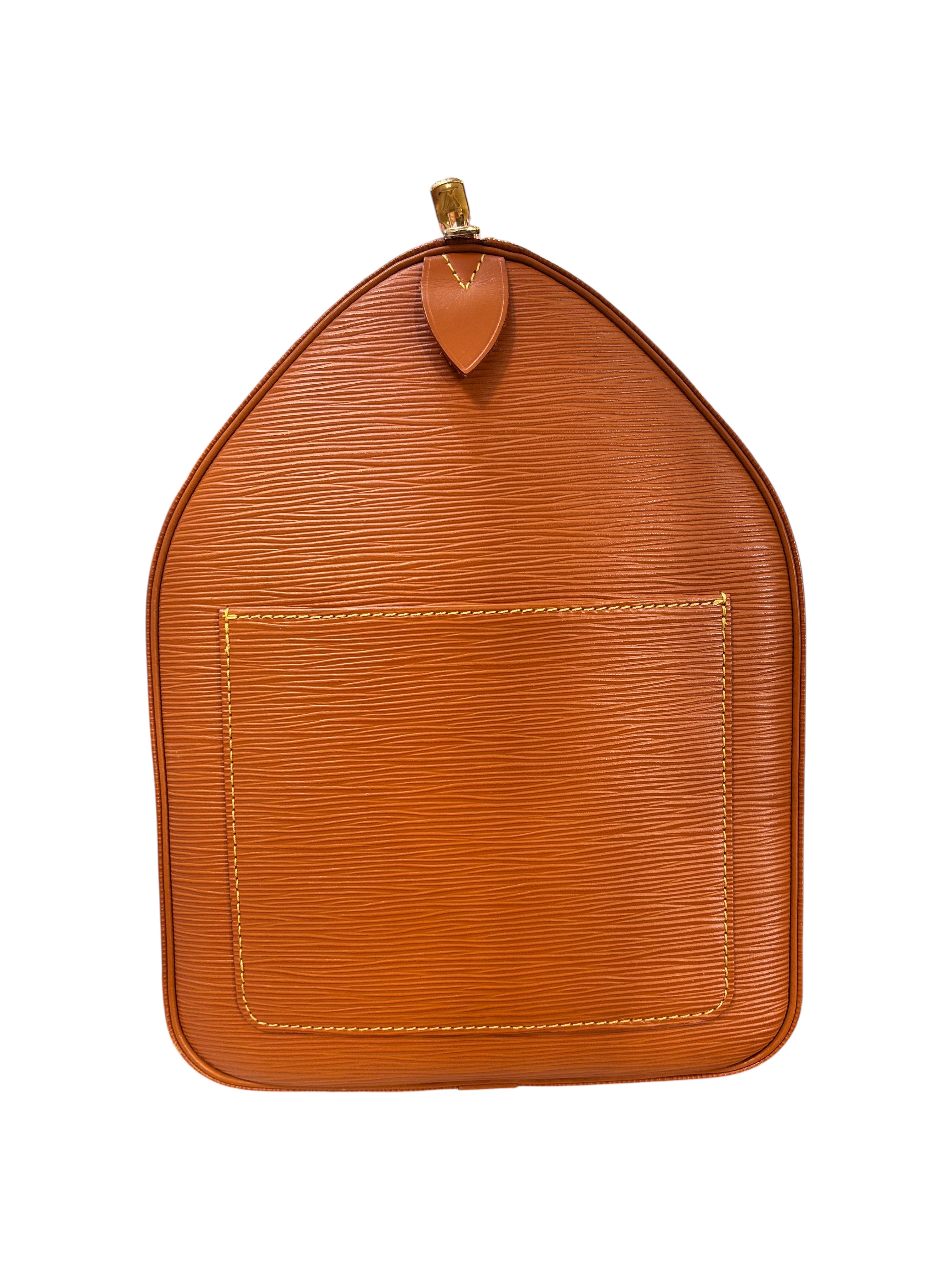 1991 Louis Vuitton Brown Epi Leather Travel Bag