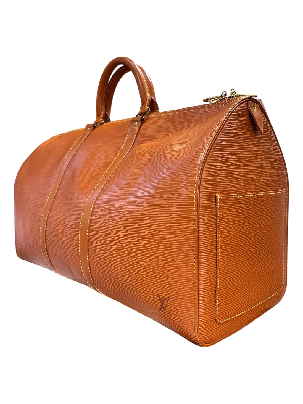 1991 Louis Vuitton Brown Epi Leather Travel Bag