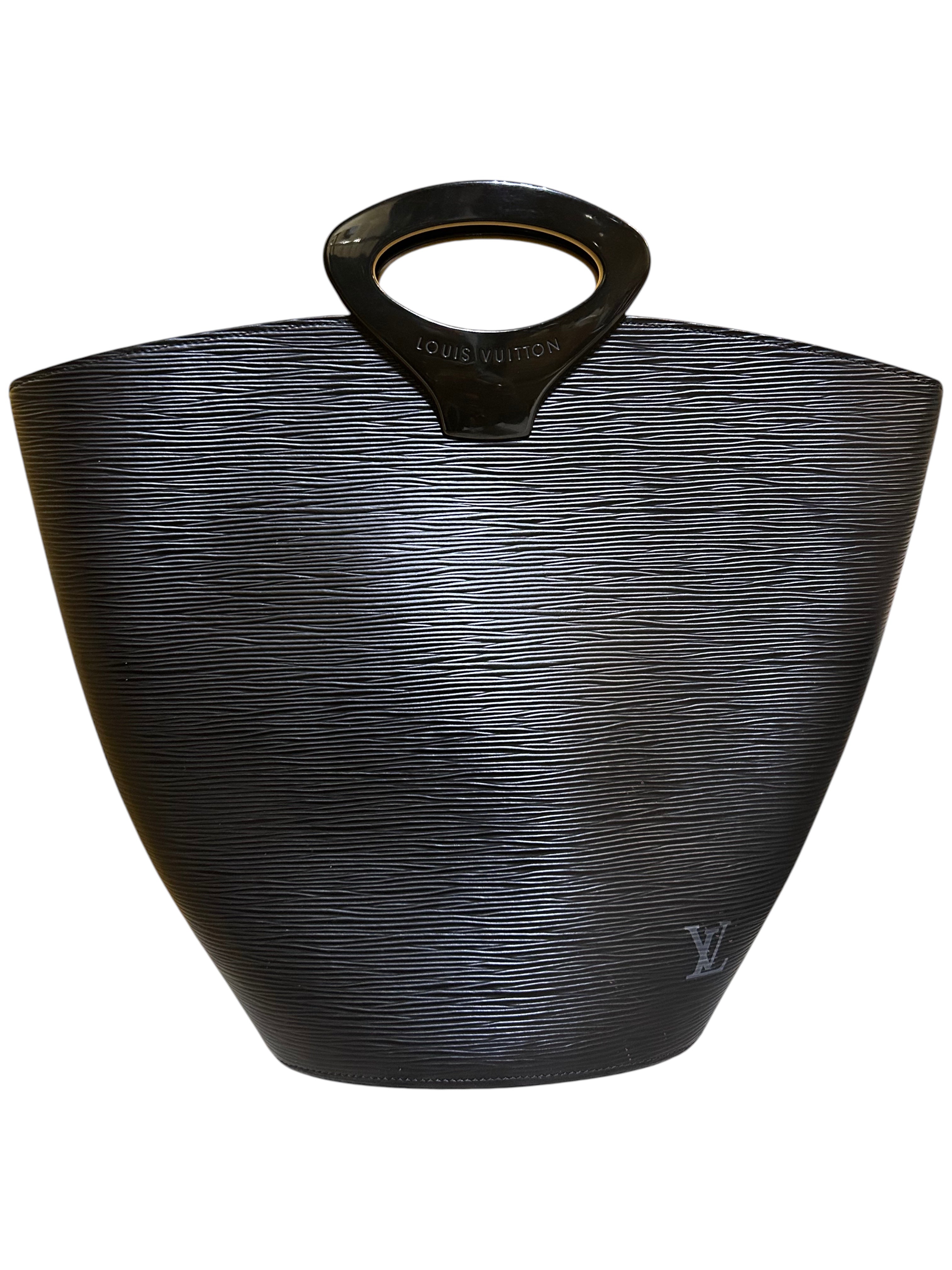 1998 Louis Vuitton Noctambule Handbag in Black Epi Leather