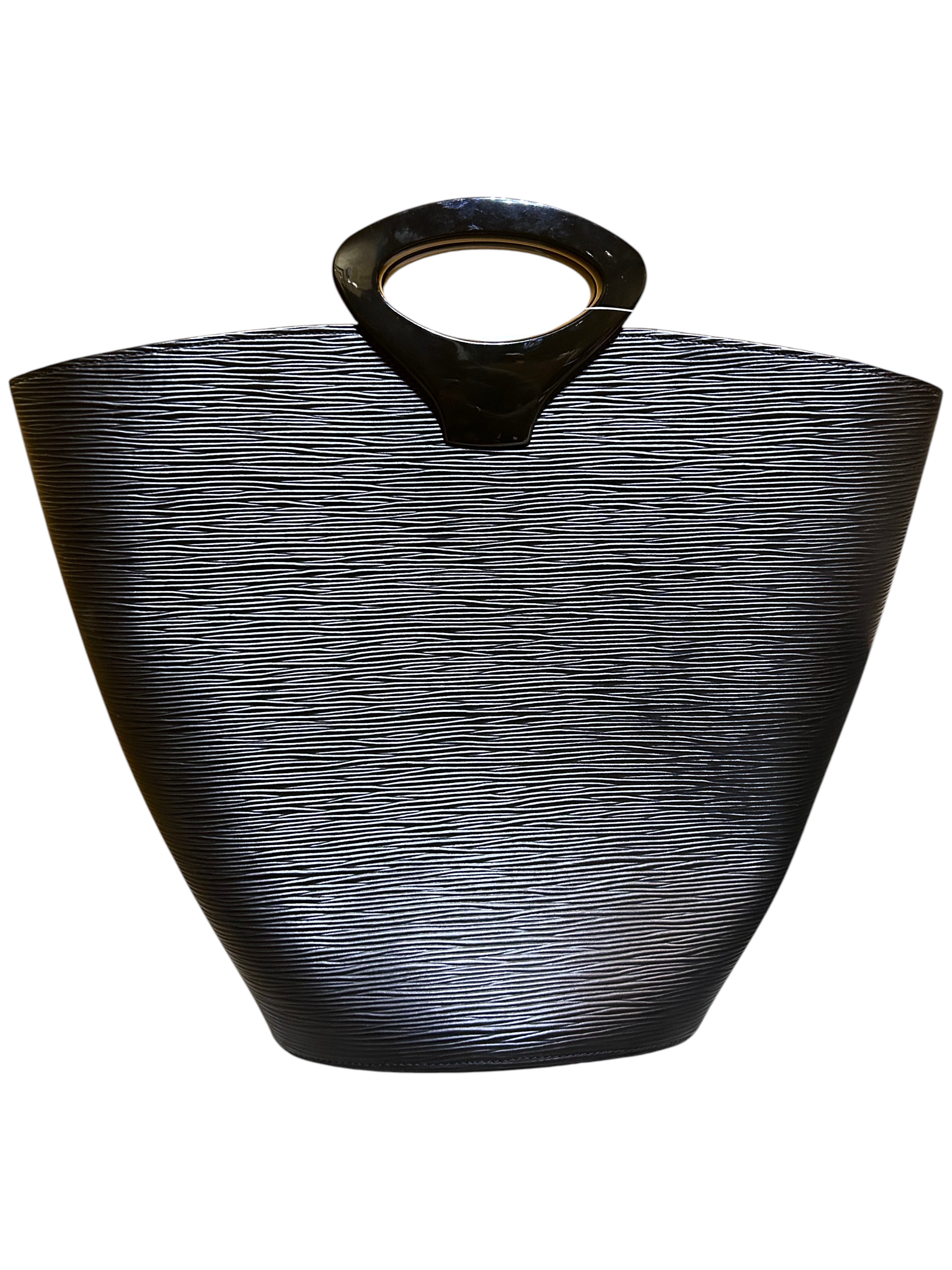 1998 Louis Vuitton Noctambule Handbag in Black Epi Leather