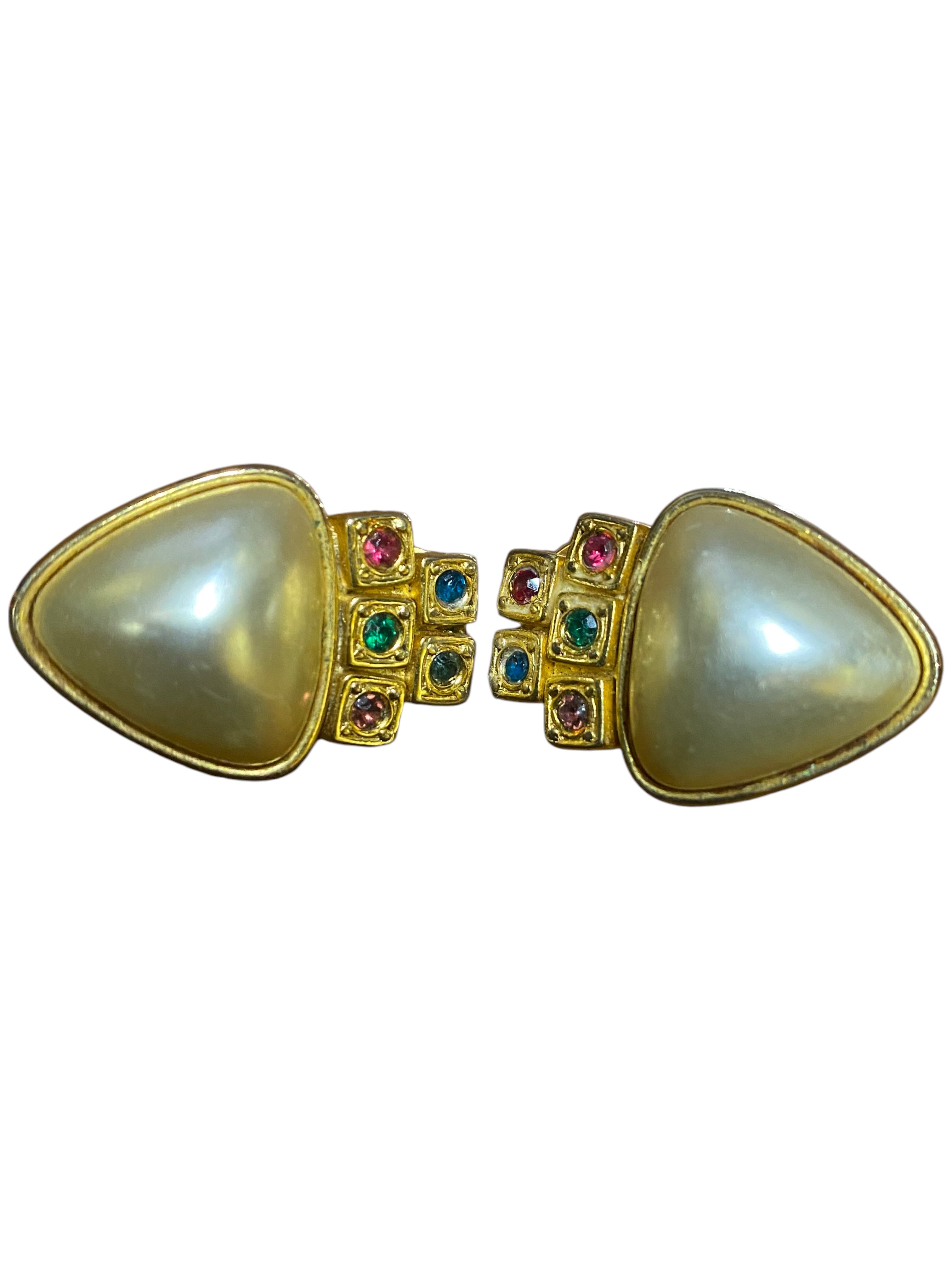 Unsigned Golden Earrings