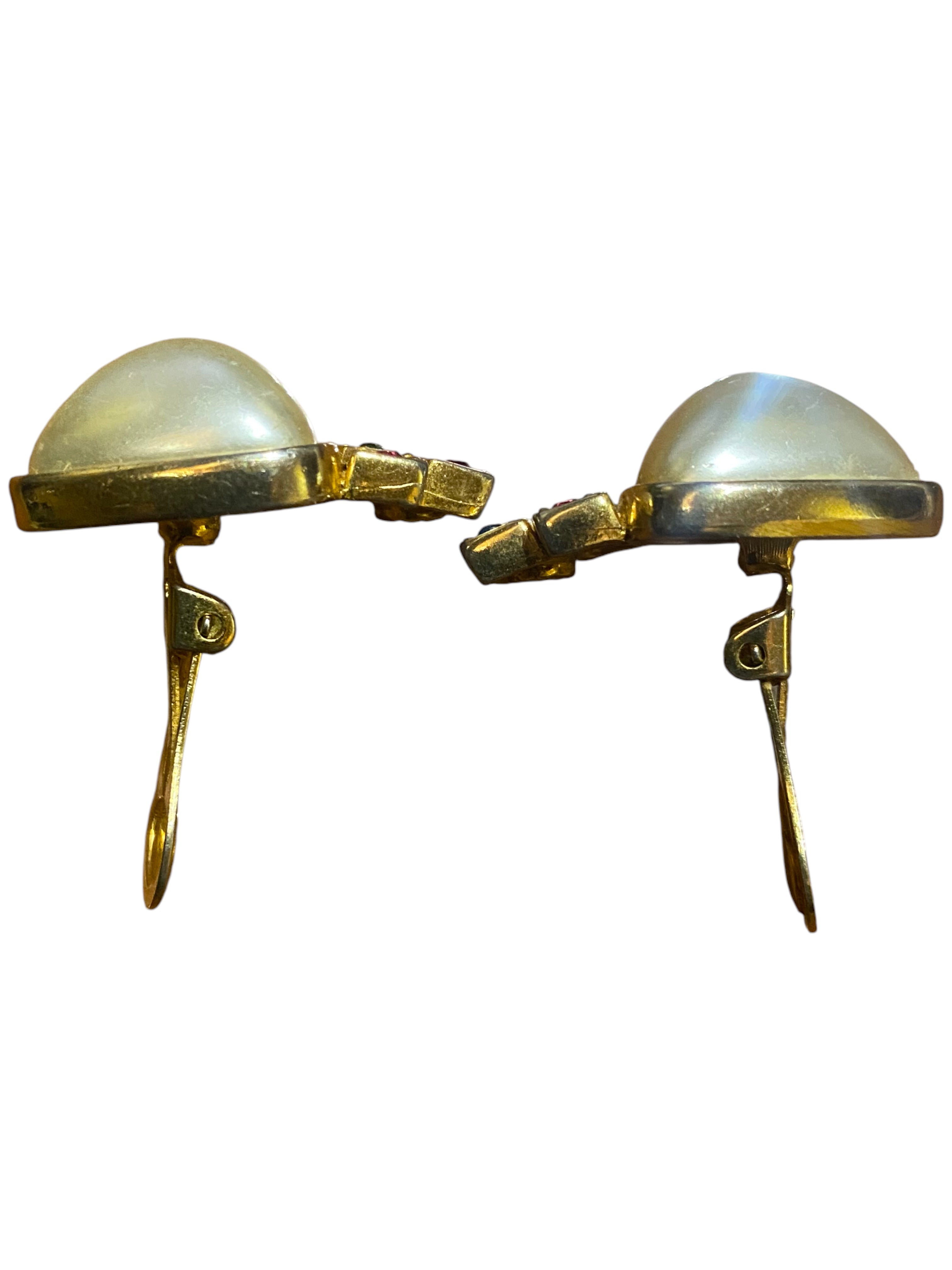 Unsigned Golden Earrings