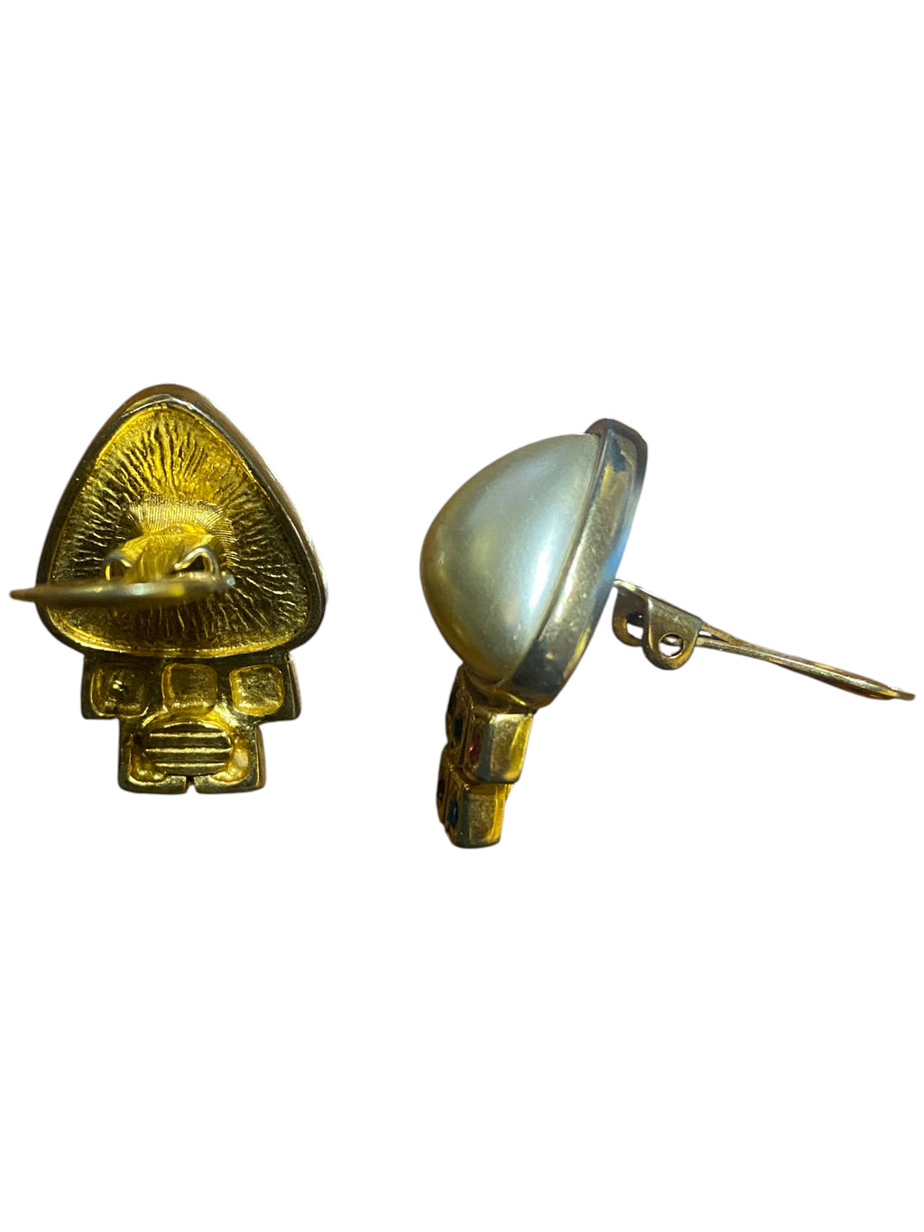 Unsigned Golden Earrings