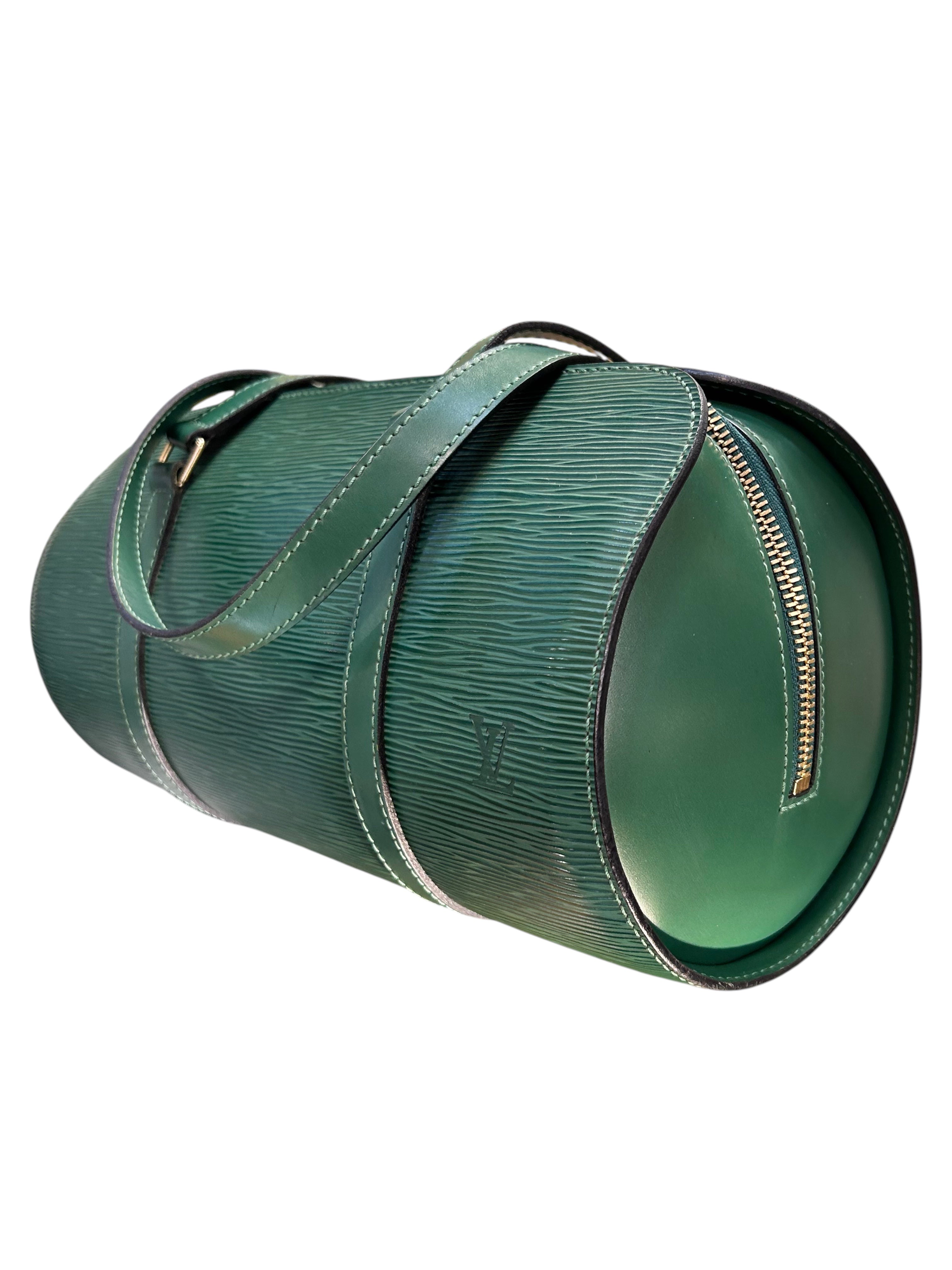 1997 Louis Vuitton Handbag in Green Epi Leather