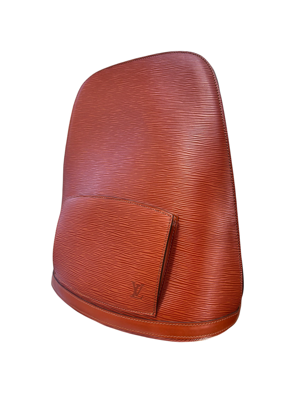 1996 Louis Vuitton Monogram Canvas Backpack Brown Epi Leather