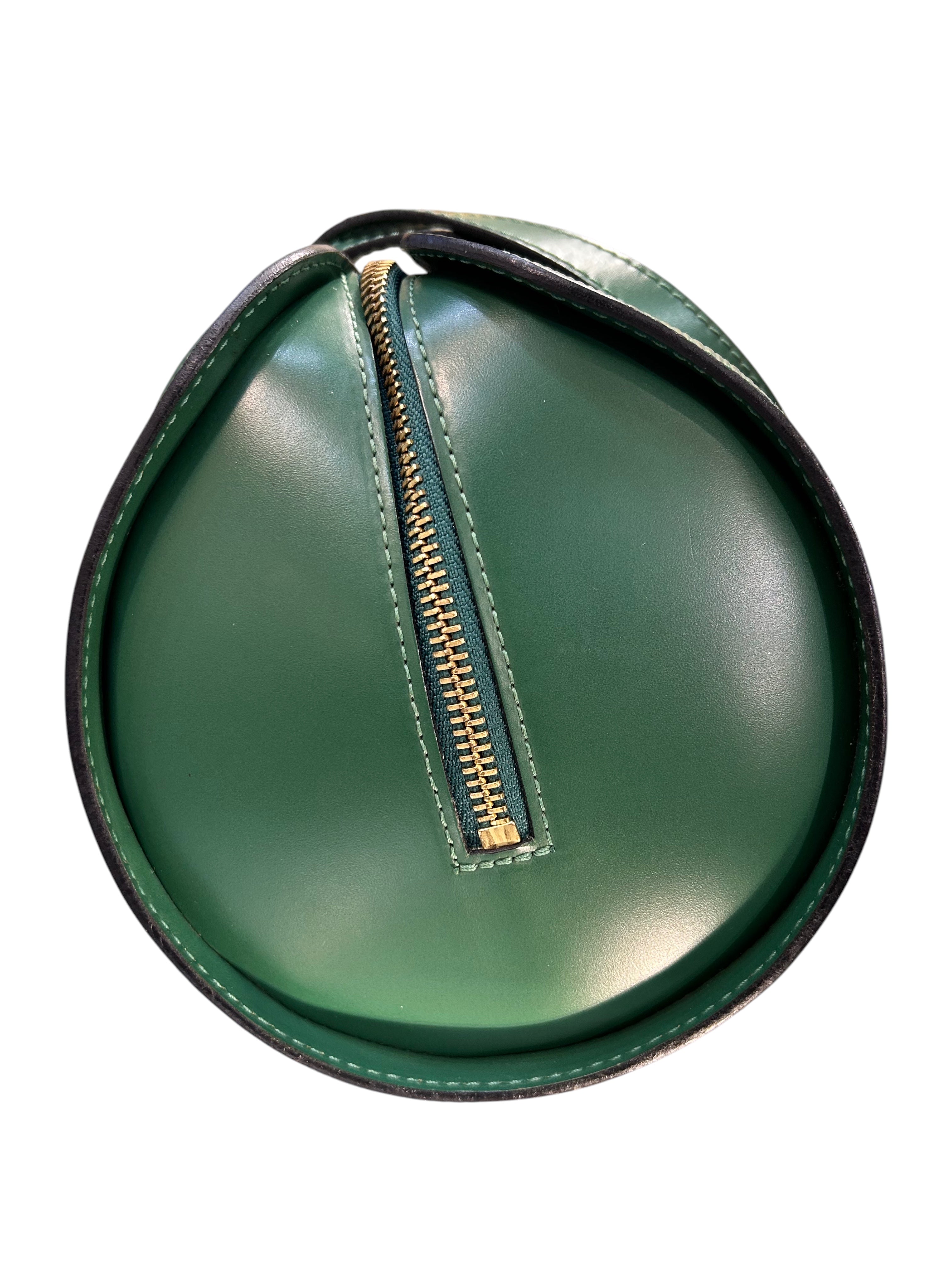 1997 Louis Vuitton Handbag in Green Epi Leather