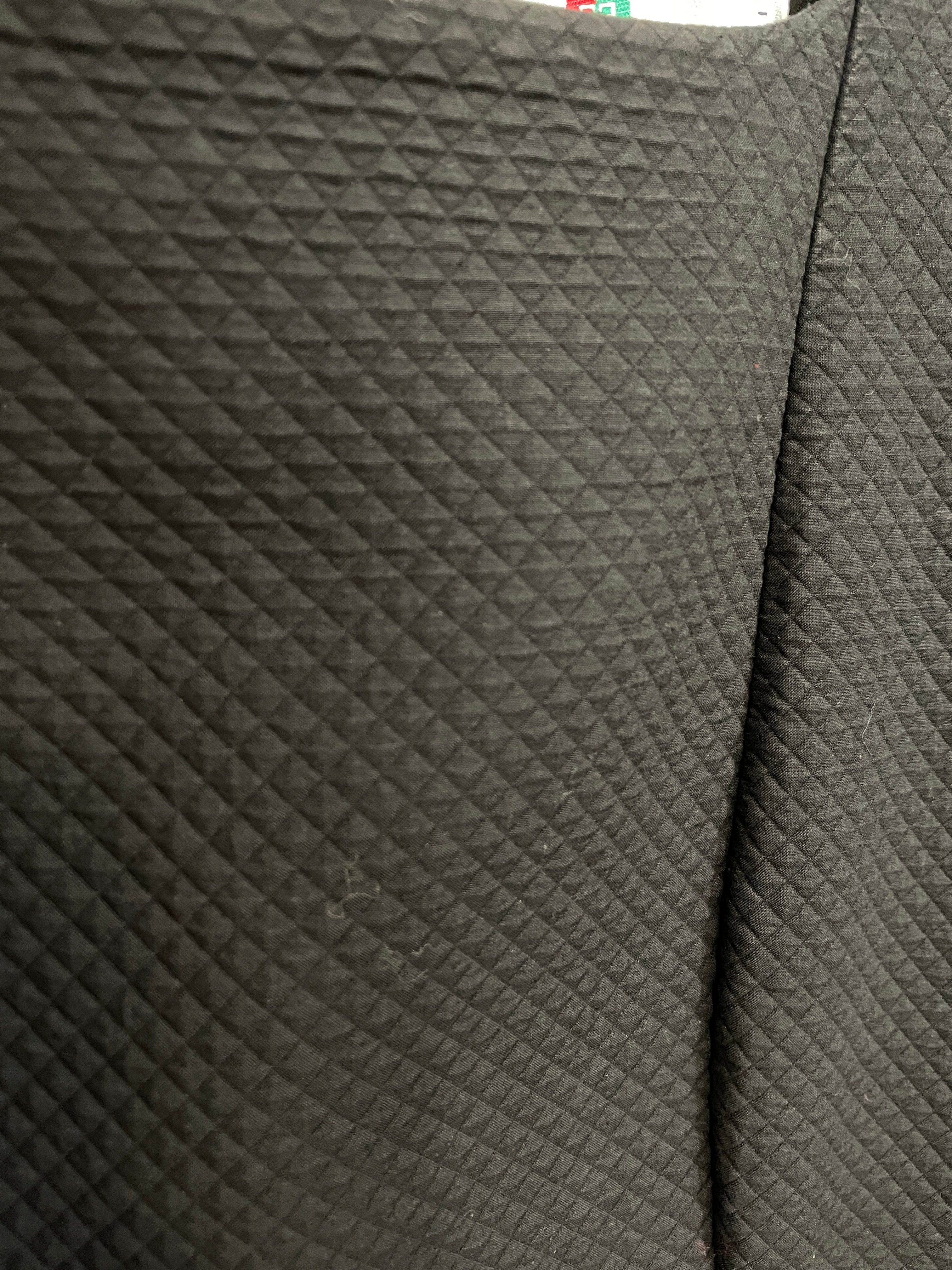 Givenchy Boutiques Black Textured Dress Minimal Structured Made in France