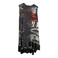 Balenciaga Paris Printed Silk Dress Abstract Graphic Sleeveless