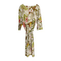 Hermès Silk Floral Wrap Dress