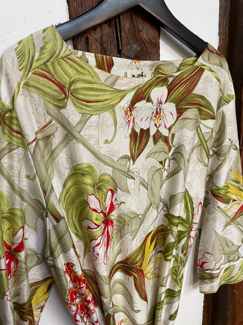 Hermès Silk Floral Wrap Dress