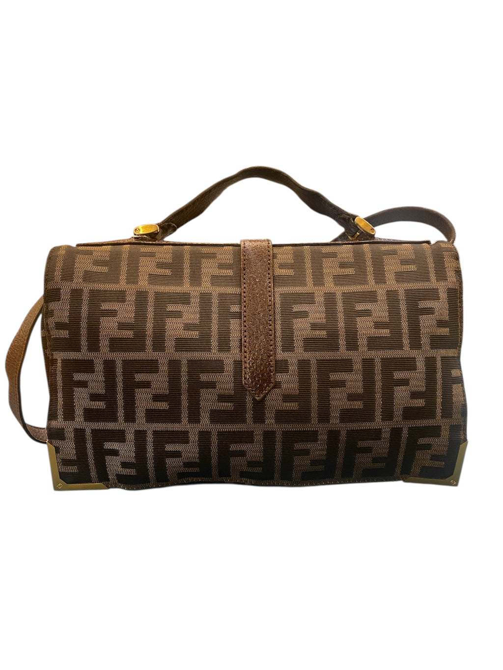 Fendi Monogram Canvas Handbag