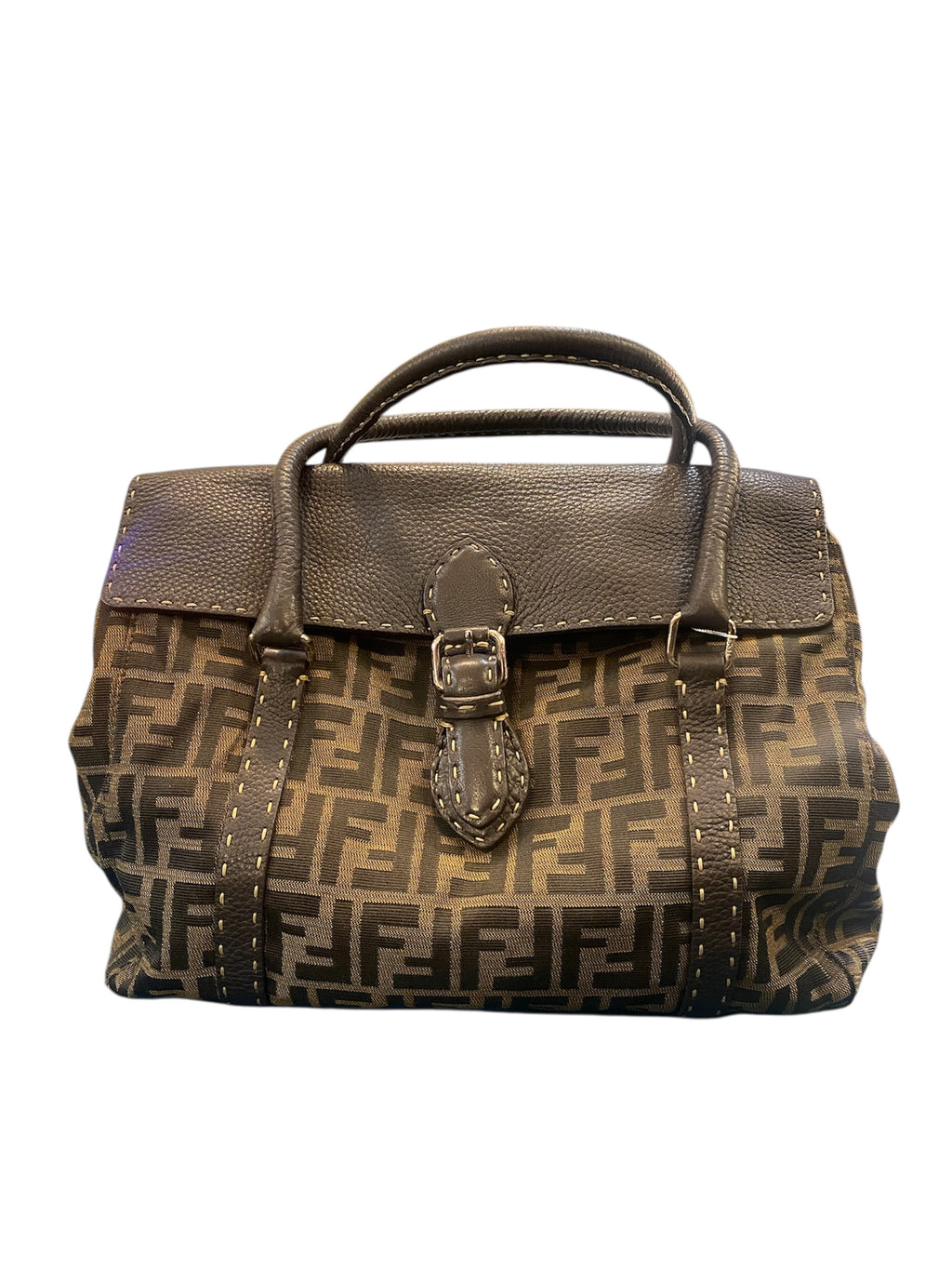 Large Fendi Monogram Canvas Bag