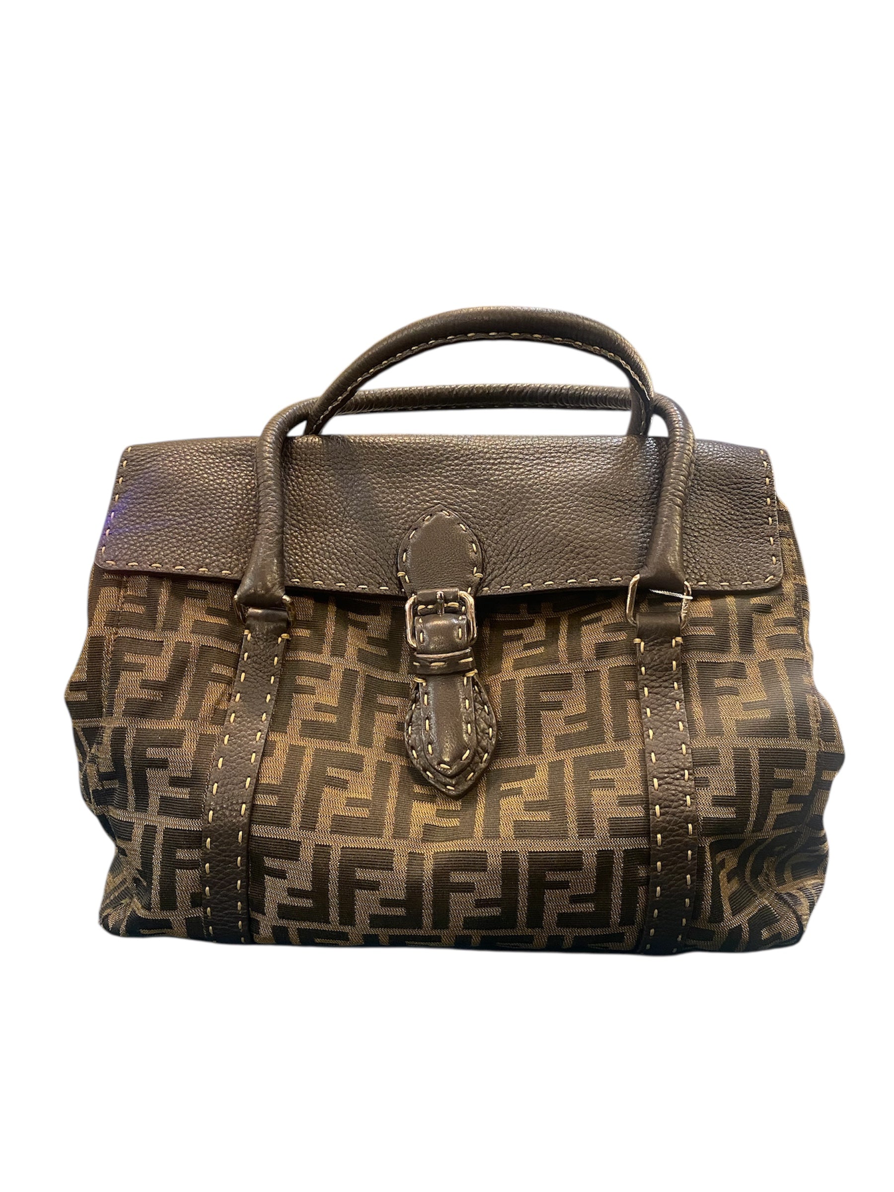 Large Fendi Monogram Canvas Bag