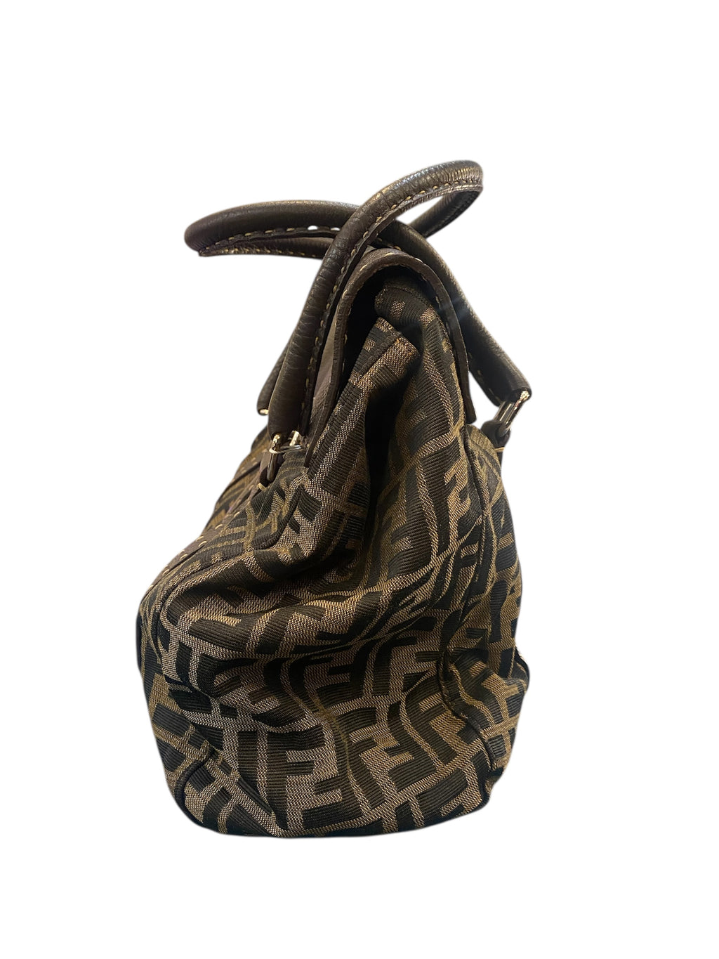 Large Fendi Monogram Canvas Bag