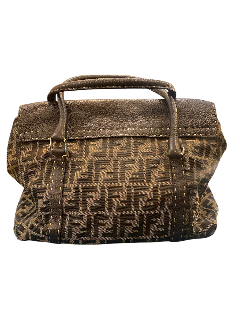 Large Fendi Monogram Canvas Bag