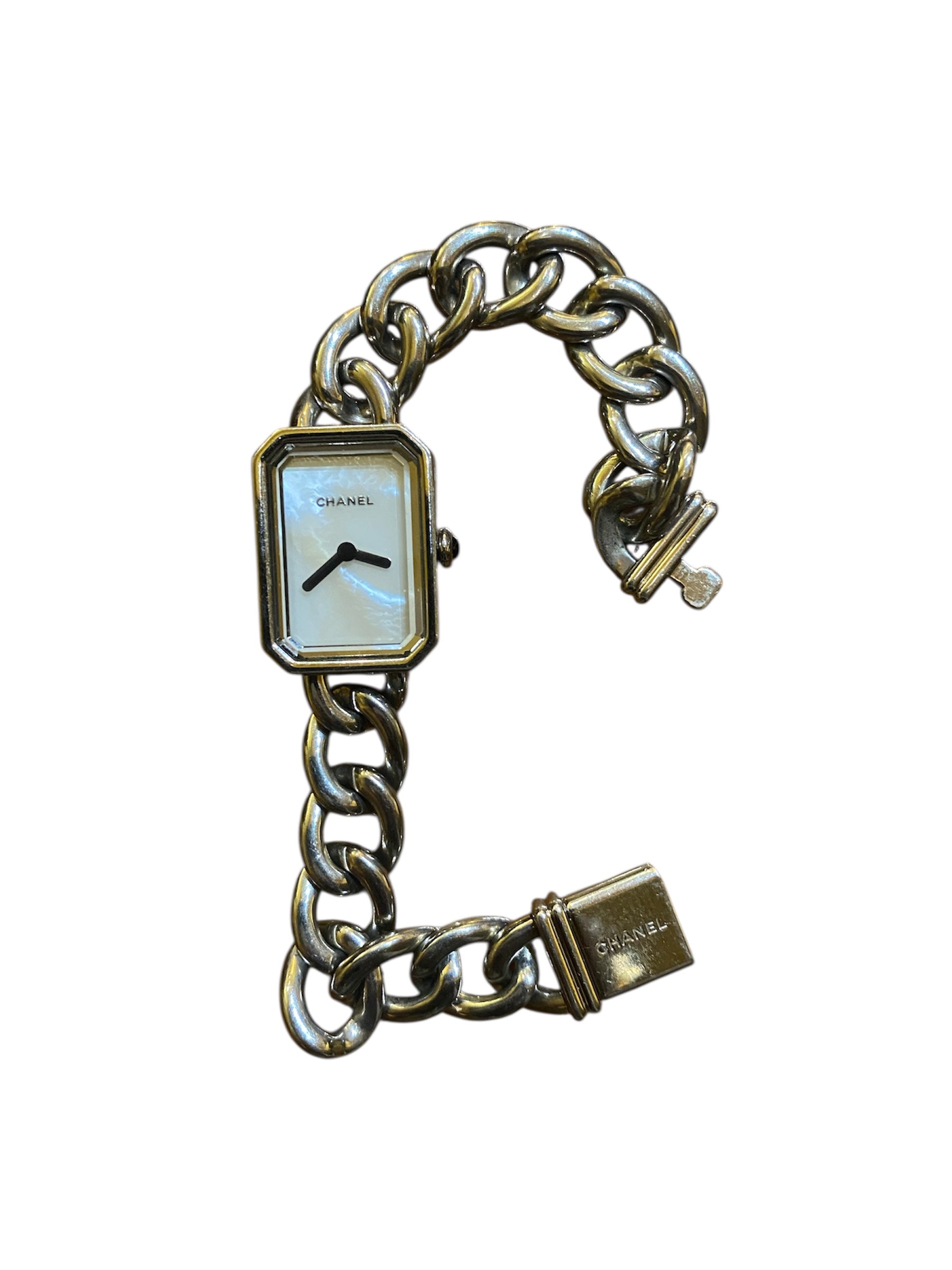 Chanel Silver Chain Watch