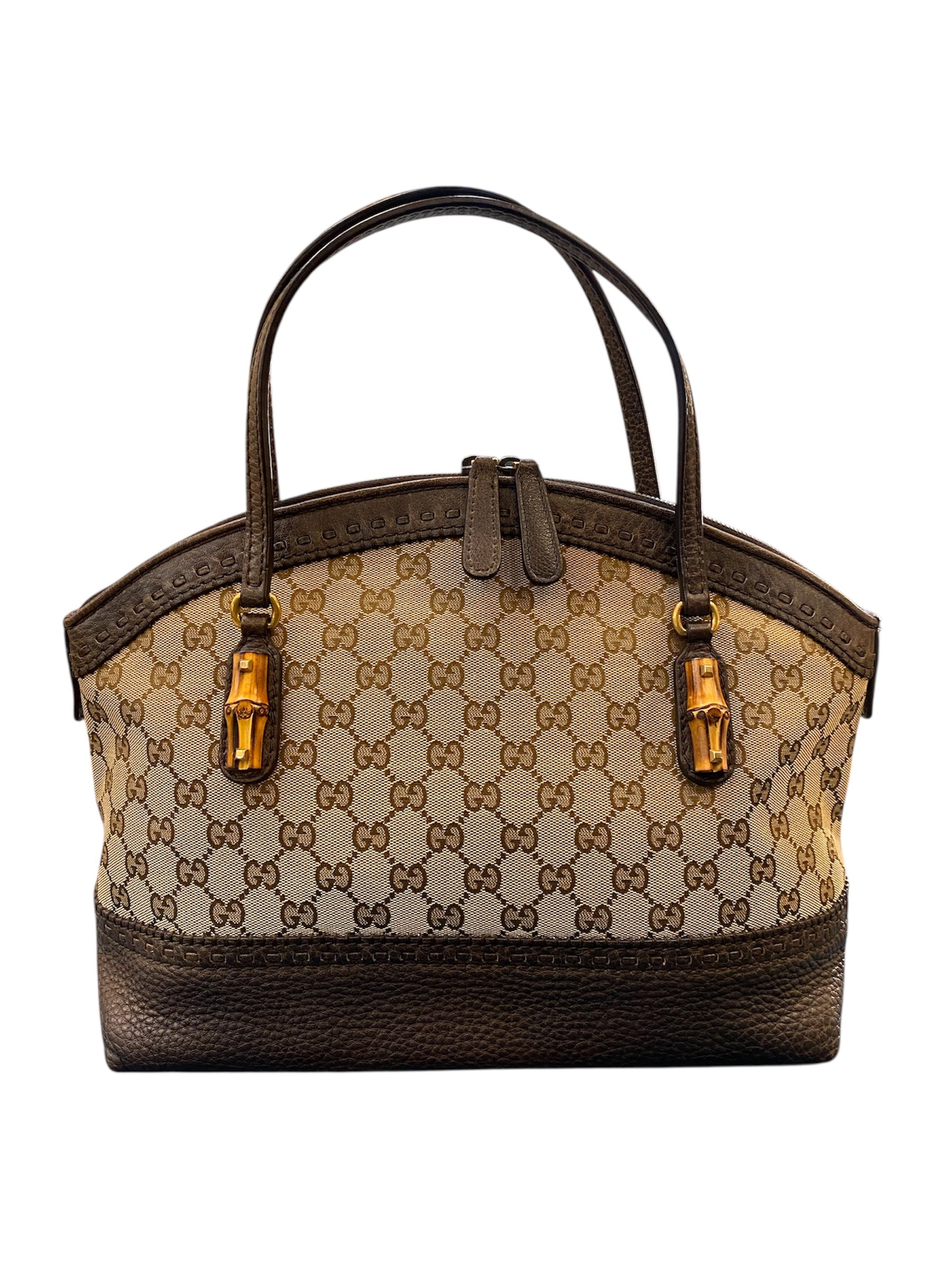 Gucci Monogram May GG Canvas Laidback Crafty Handbag