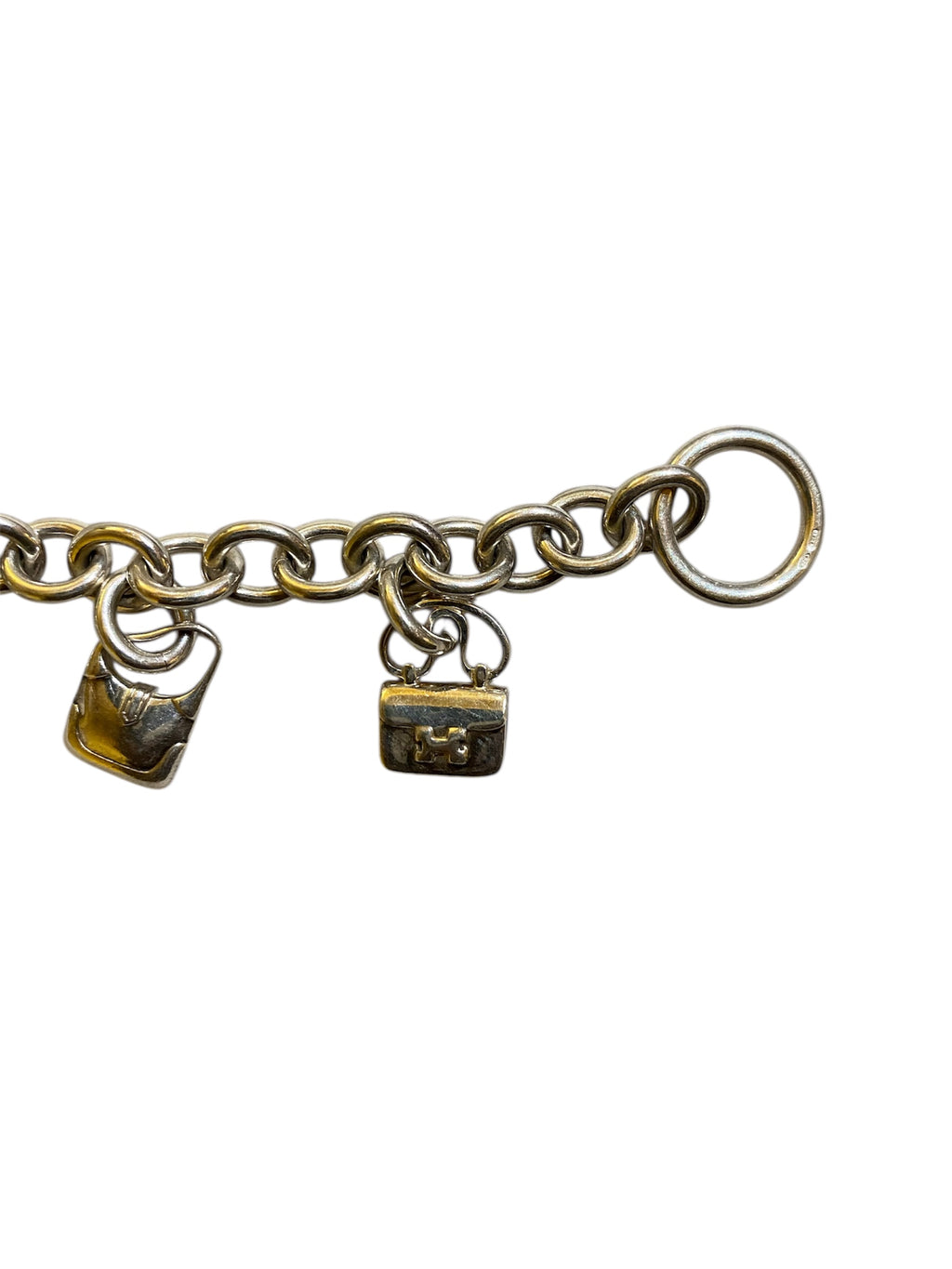Hermes silver bracelet "La Ronde des Sacs"