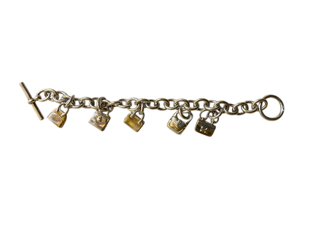 Hermes silver bracelet "La Ronde des Sacs"