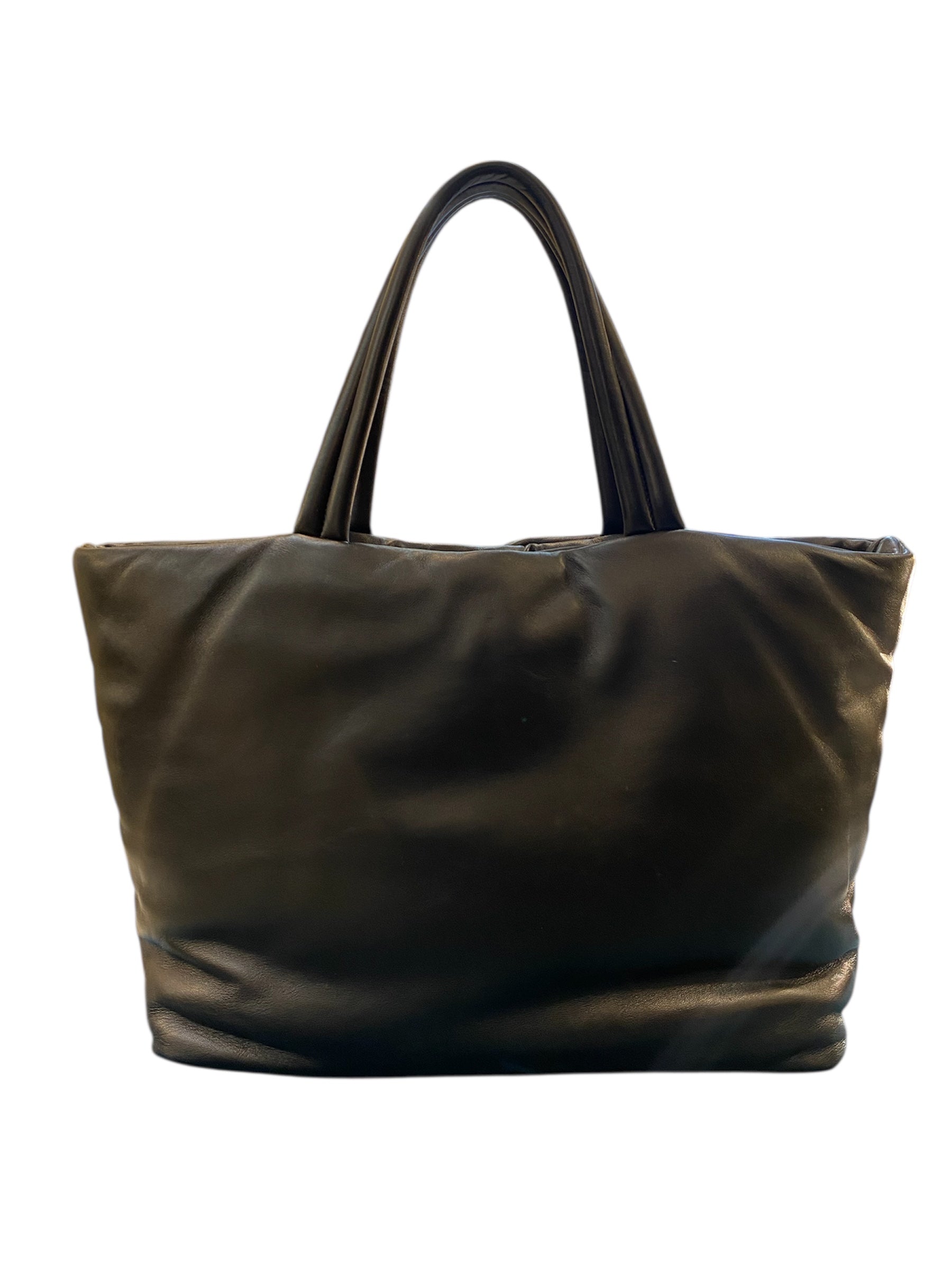 Large Saint Laurent handbag in black leather