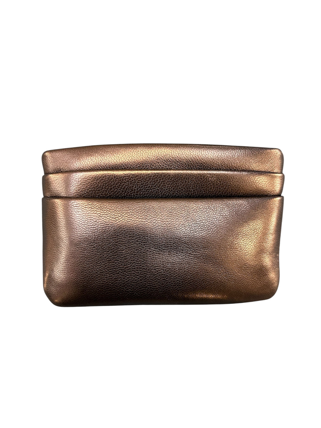 Saint Laurent black leather wallet with logo
