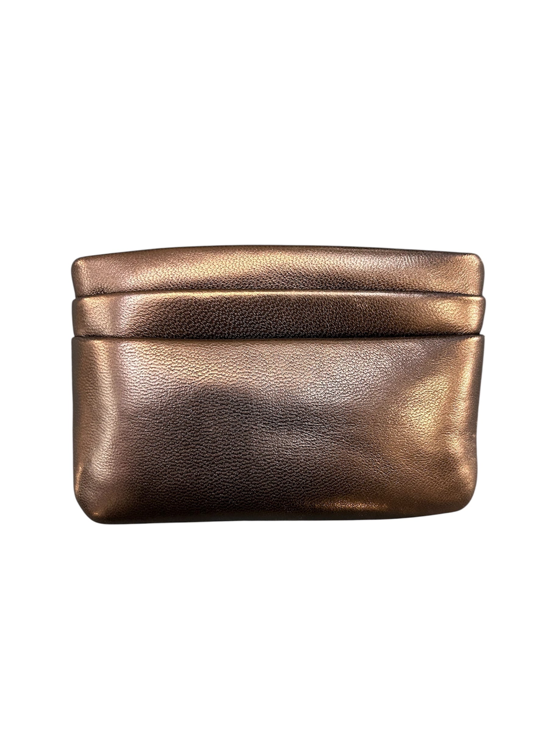Saint Laurent black leather wallet with logo