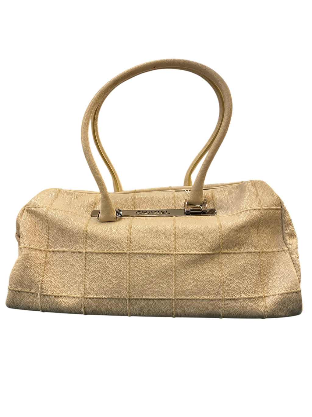 2005 Chanel Beige Leather Handbag