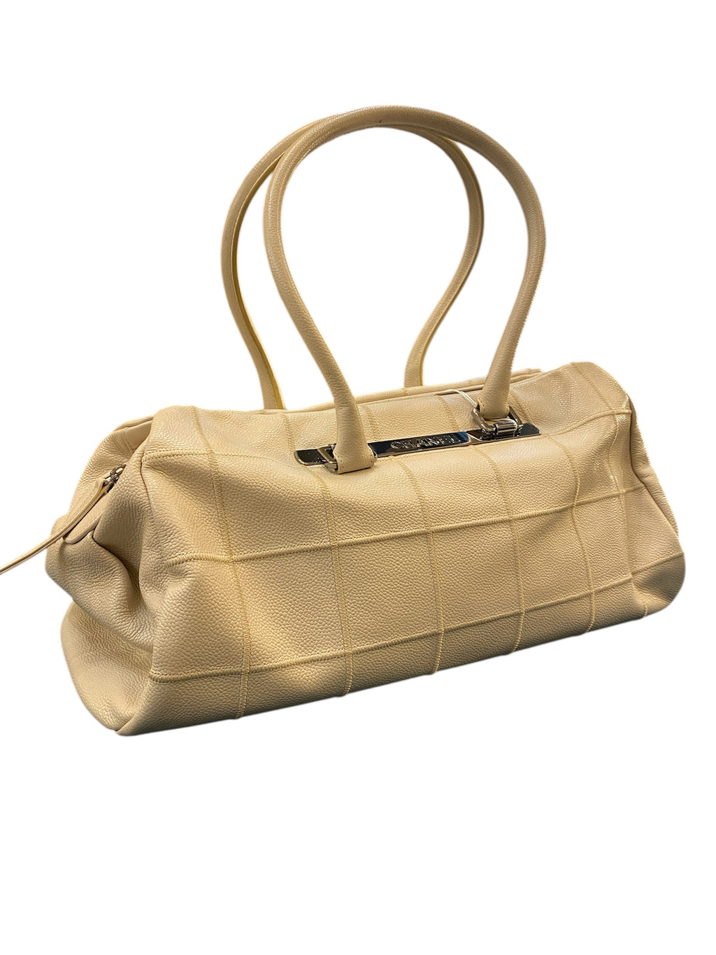 2005 Chanel Beige Leather Handbag