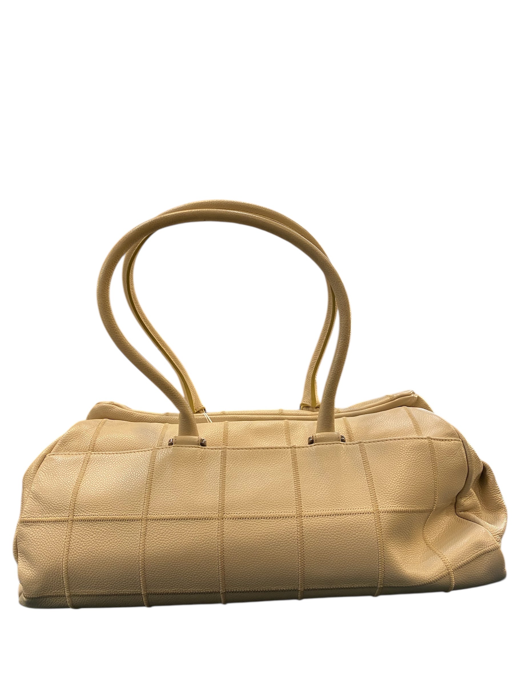2005 Chanel Beige Leather Handbag
