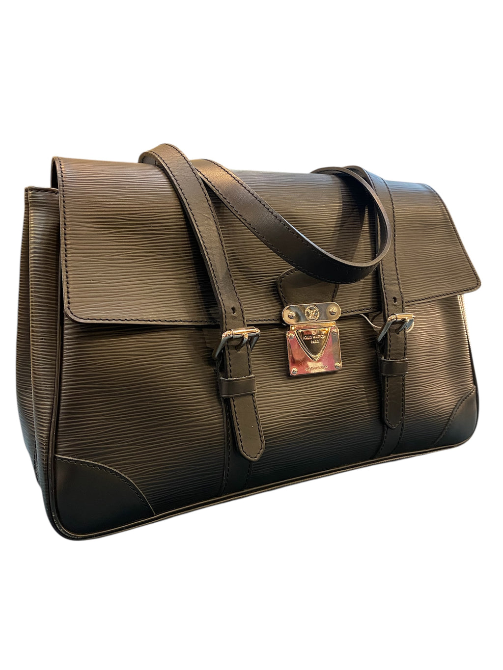 2006 Louis Vuitton Handbag Black Epi Leather