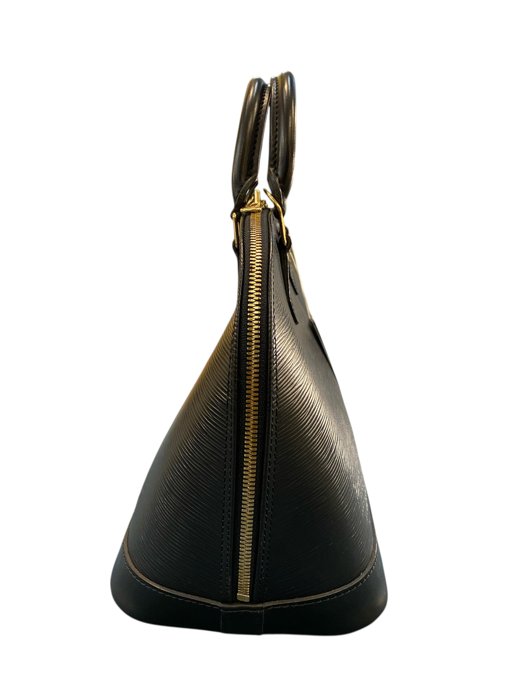 1997 Louis Vuitton Alma handbag in black Epi leather