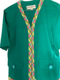 Yves Saint Laurent Green Jacket