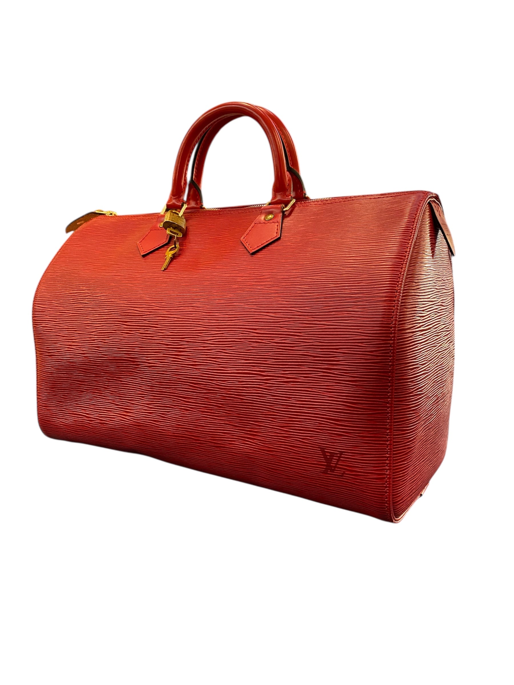 1997 Louis Vuitton Epi Leather Speedy 35 Handbag – Opulence Vintage
