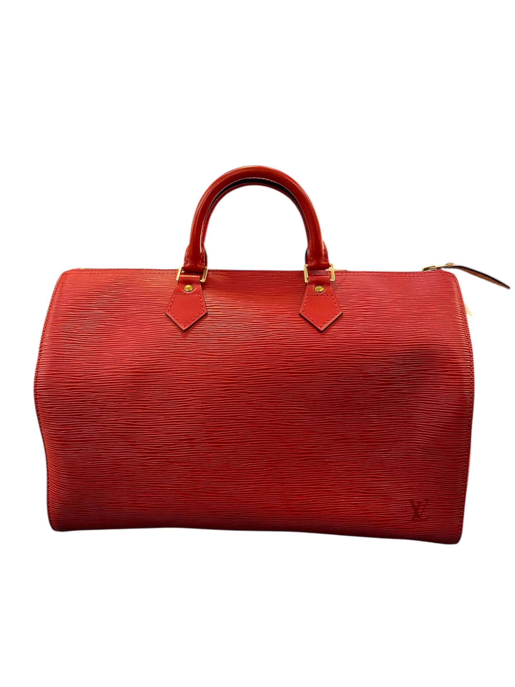 1997 Louis Vuitton Epi Leather Speedy 35 Handbag – Opulence Vintage