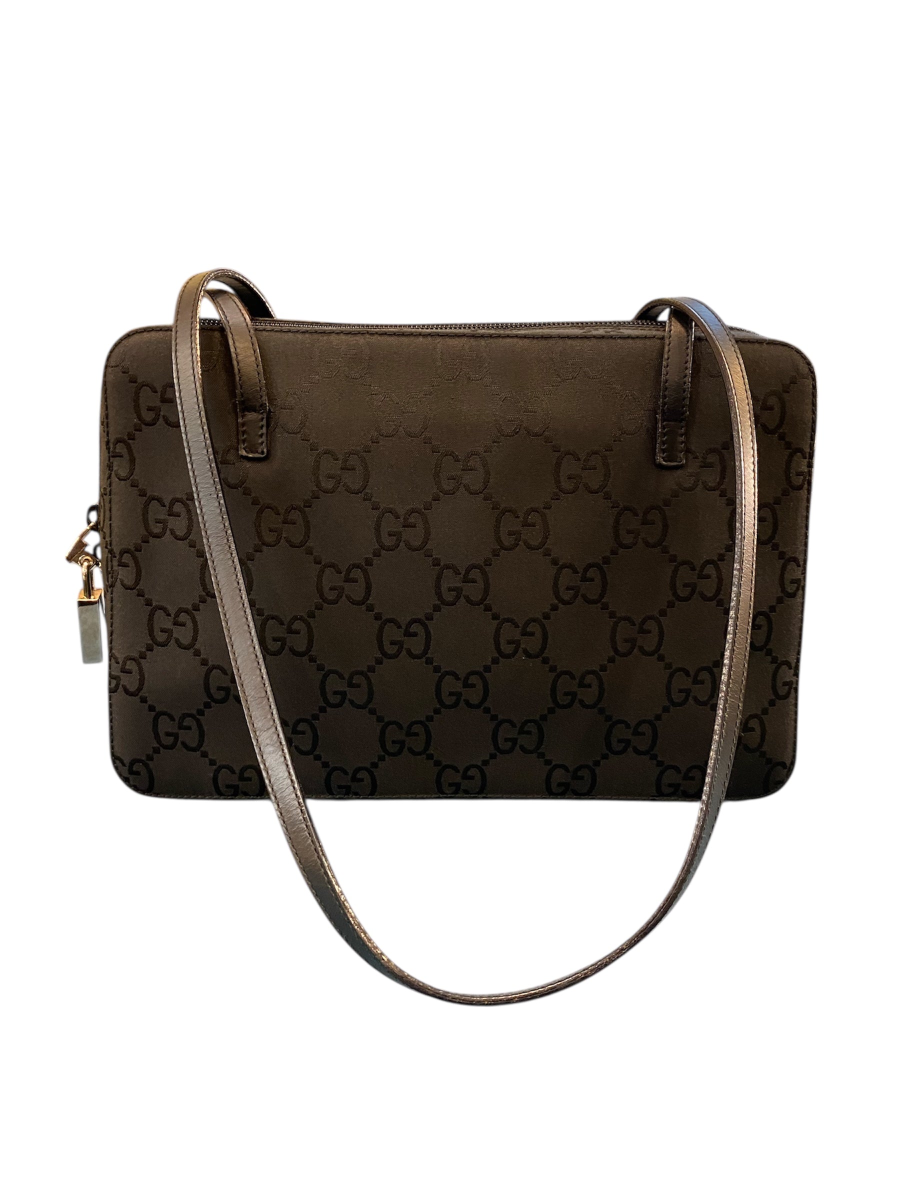 Gucci Monogram Double G Nylon Handbag by Tom Ford