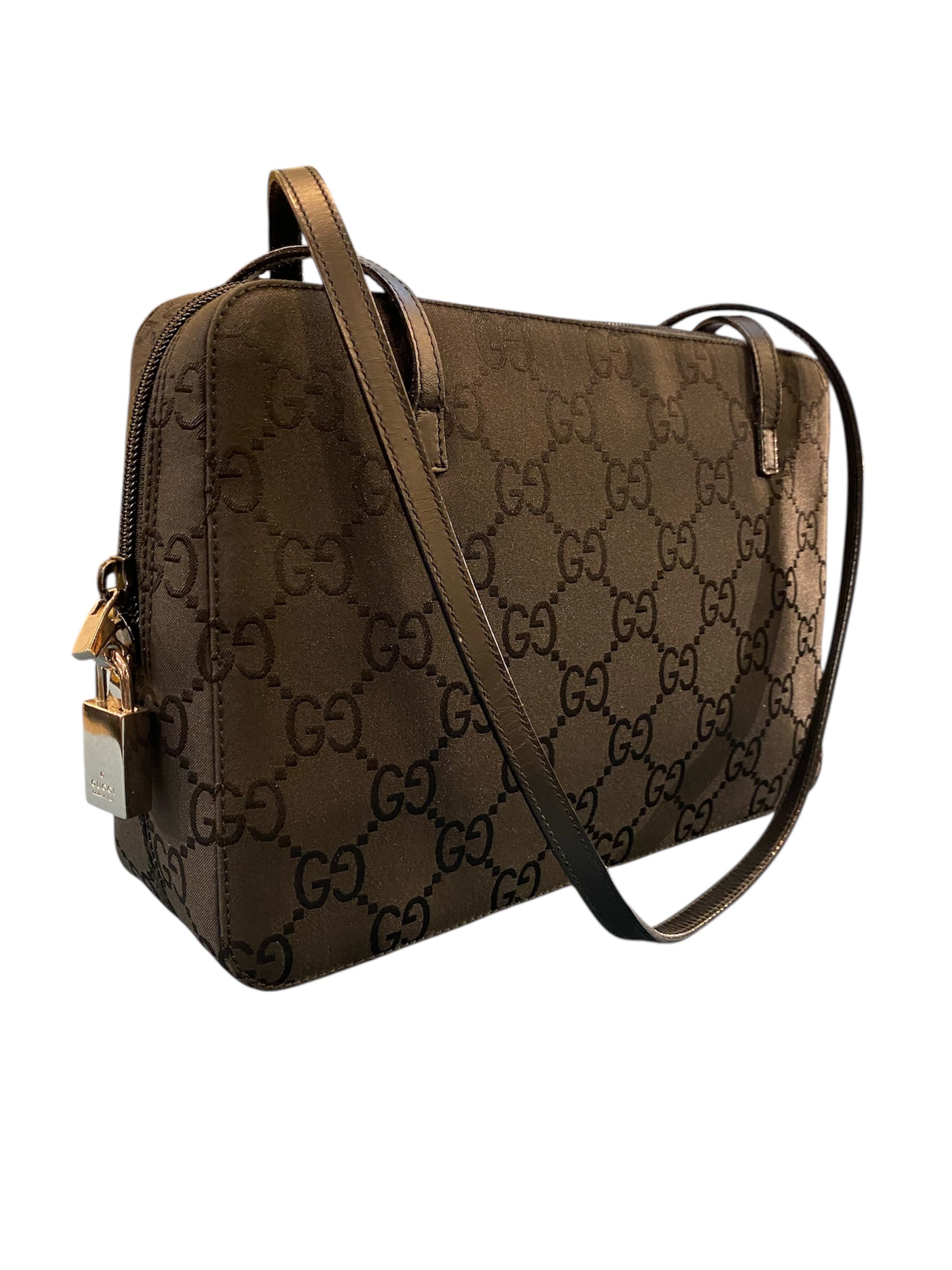 Gucci Monogram Double G Nylon Handbag by Tom Ford