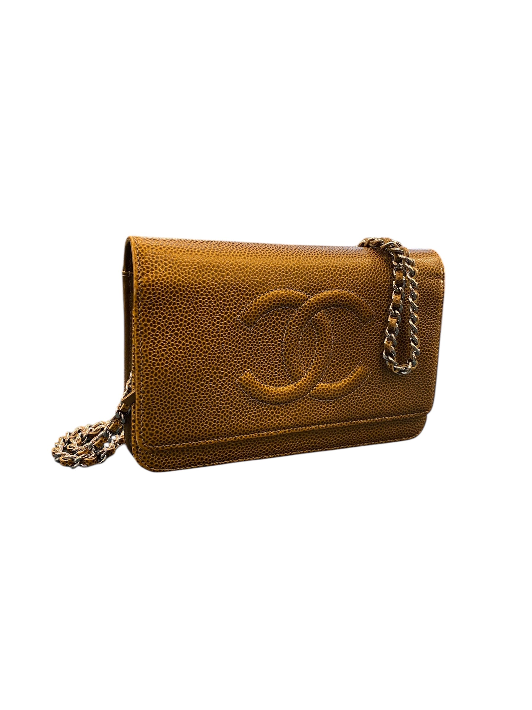 Chanel Brown Wallet on Chain