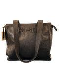 1997 Chanel black Caviar leather handbag