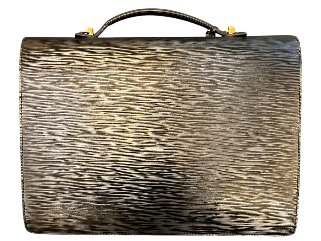 1997 Louis Vuitton Black Epi Leather Document Holder