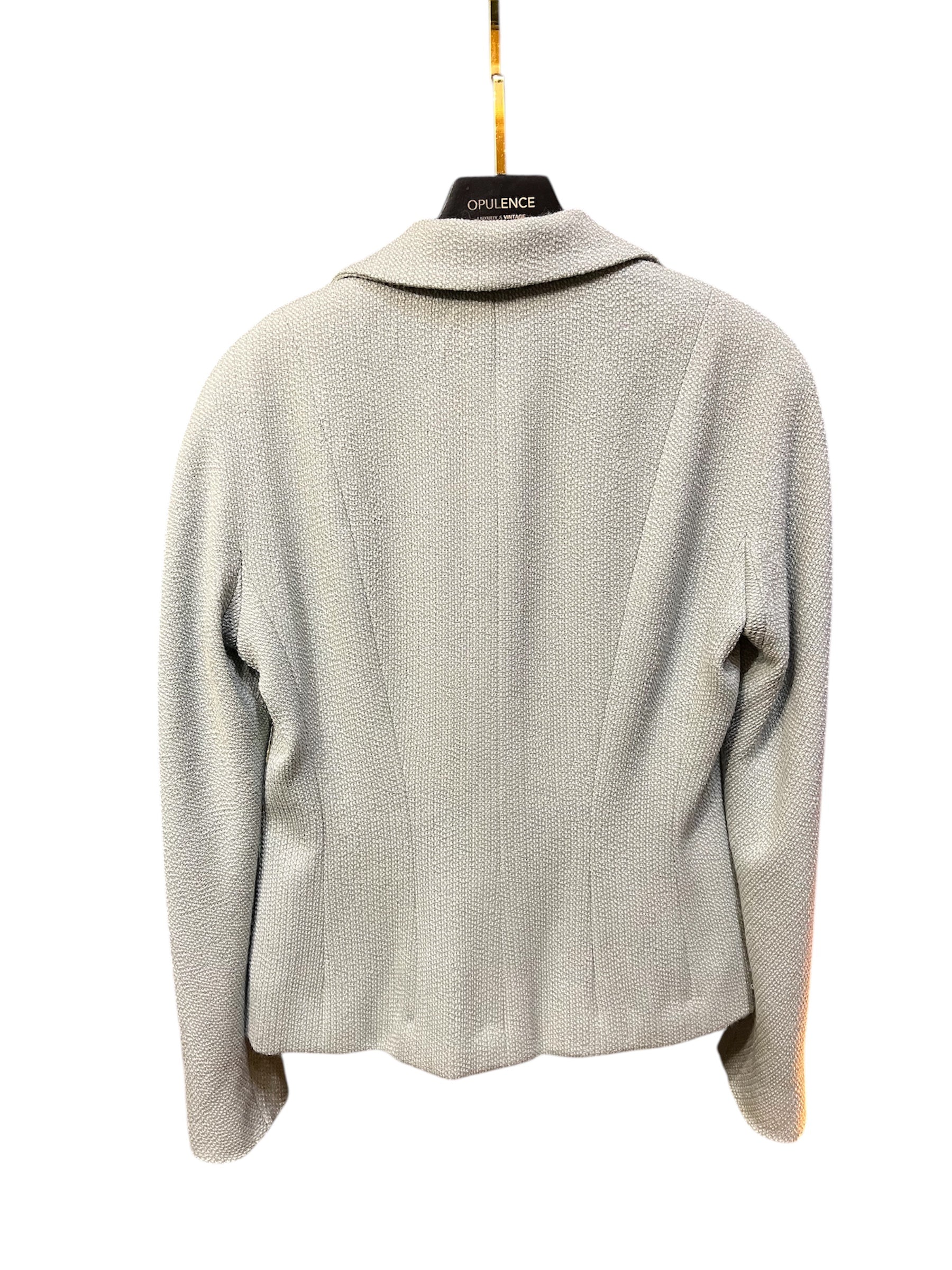 Turquoise 1998 Dior by John Galliano Wool Suit