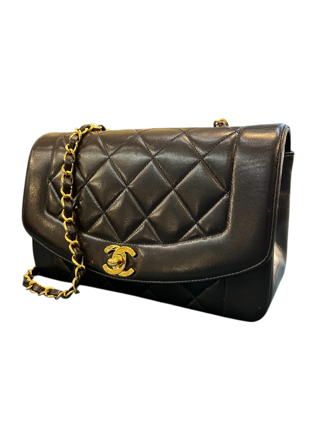 1994 Chanel Diana shoulder bag