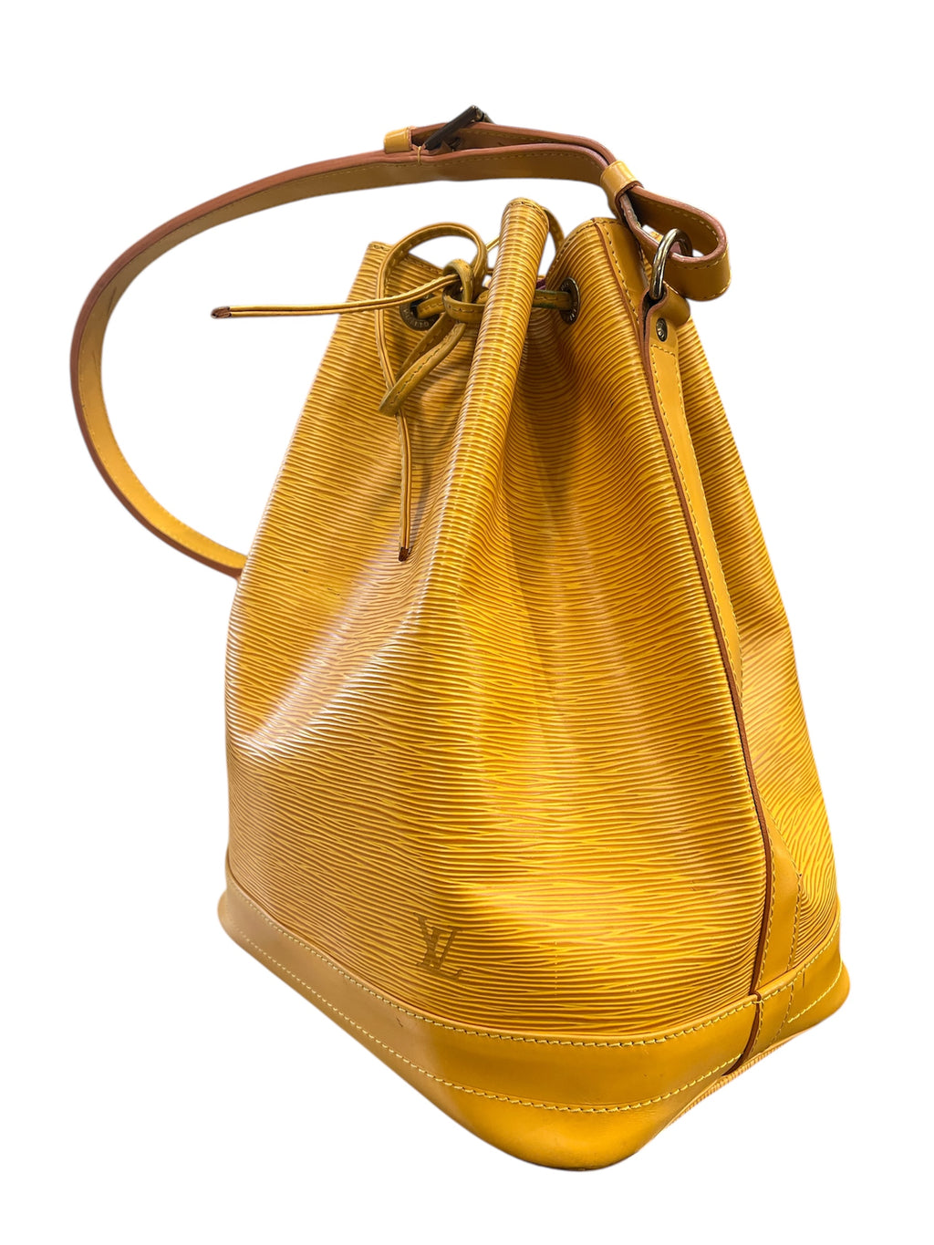 1994 Louis Vuitton handbag in yellow Epi leather
